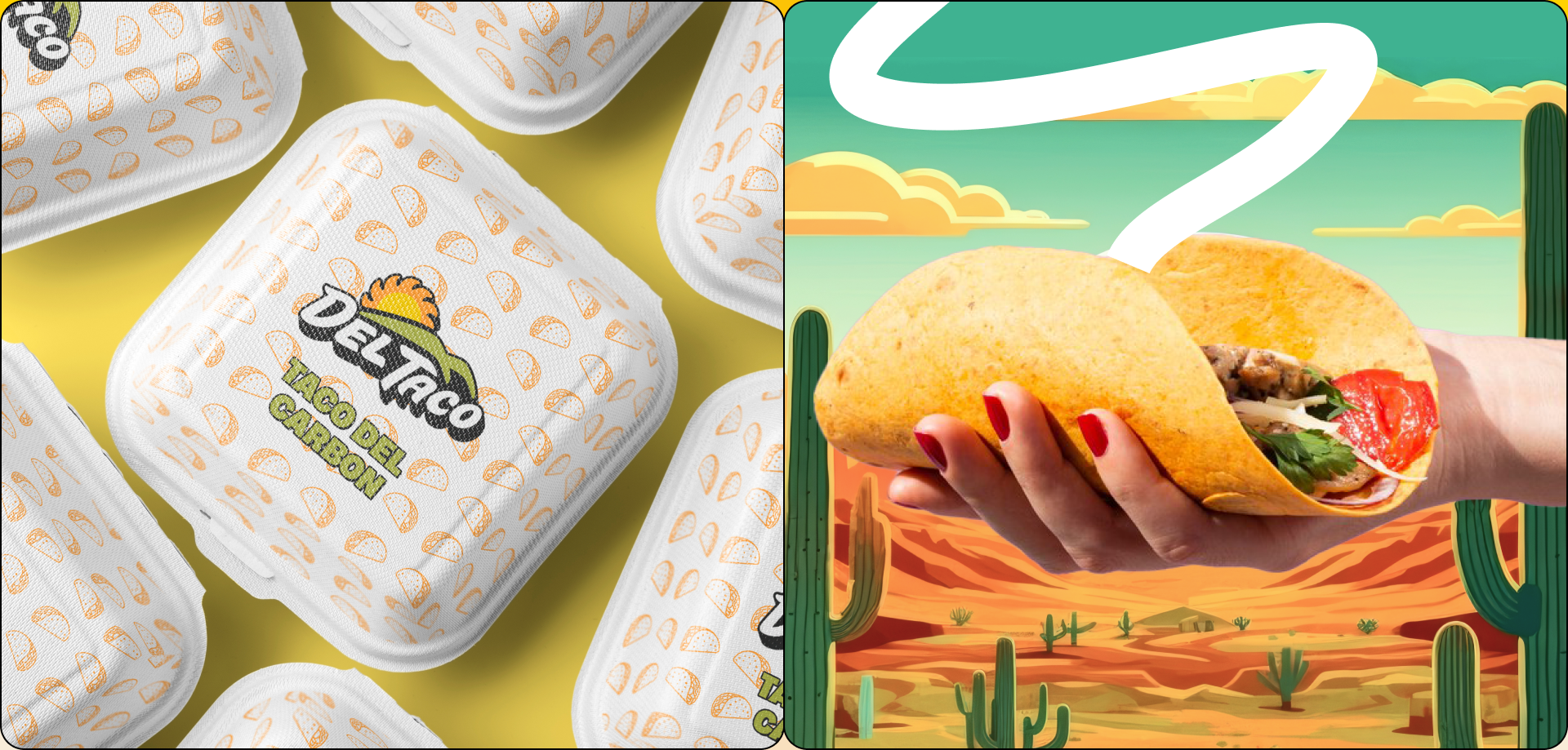 DEL TACO | American Fast-Food Restaurant — Изображение №6 — Интерфейсы на Dprofile