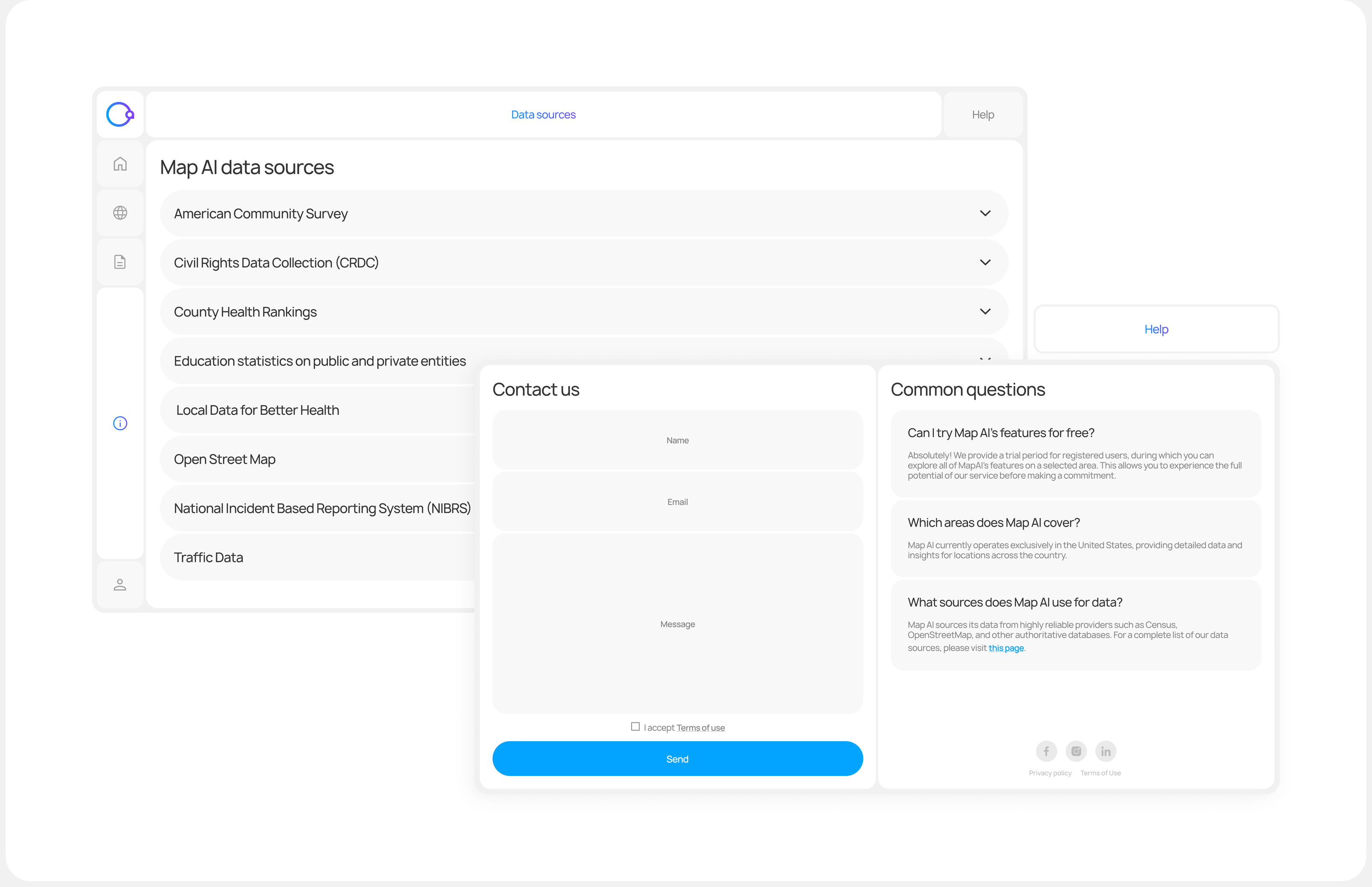 Map AI Landing page & Service design — Изображение №15 — Интерфейсы на Dprofile
