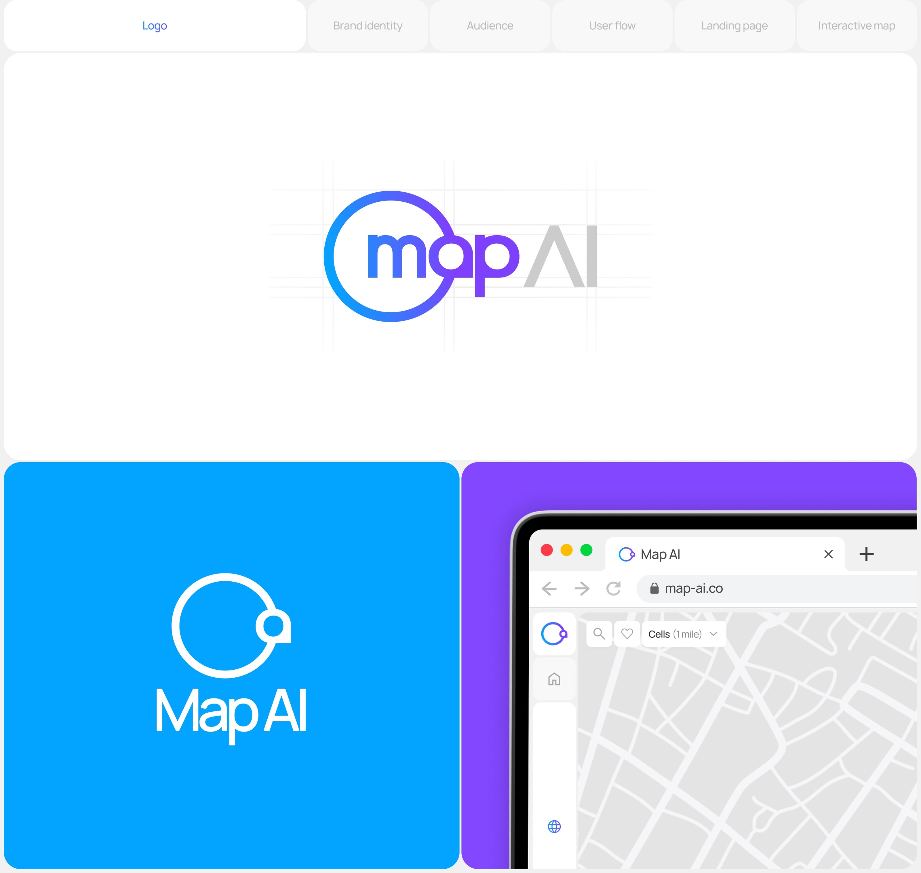 Map AI Landing page & Service design — Изображение №3 — Интерфейсы на Dprofile