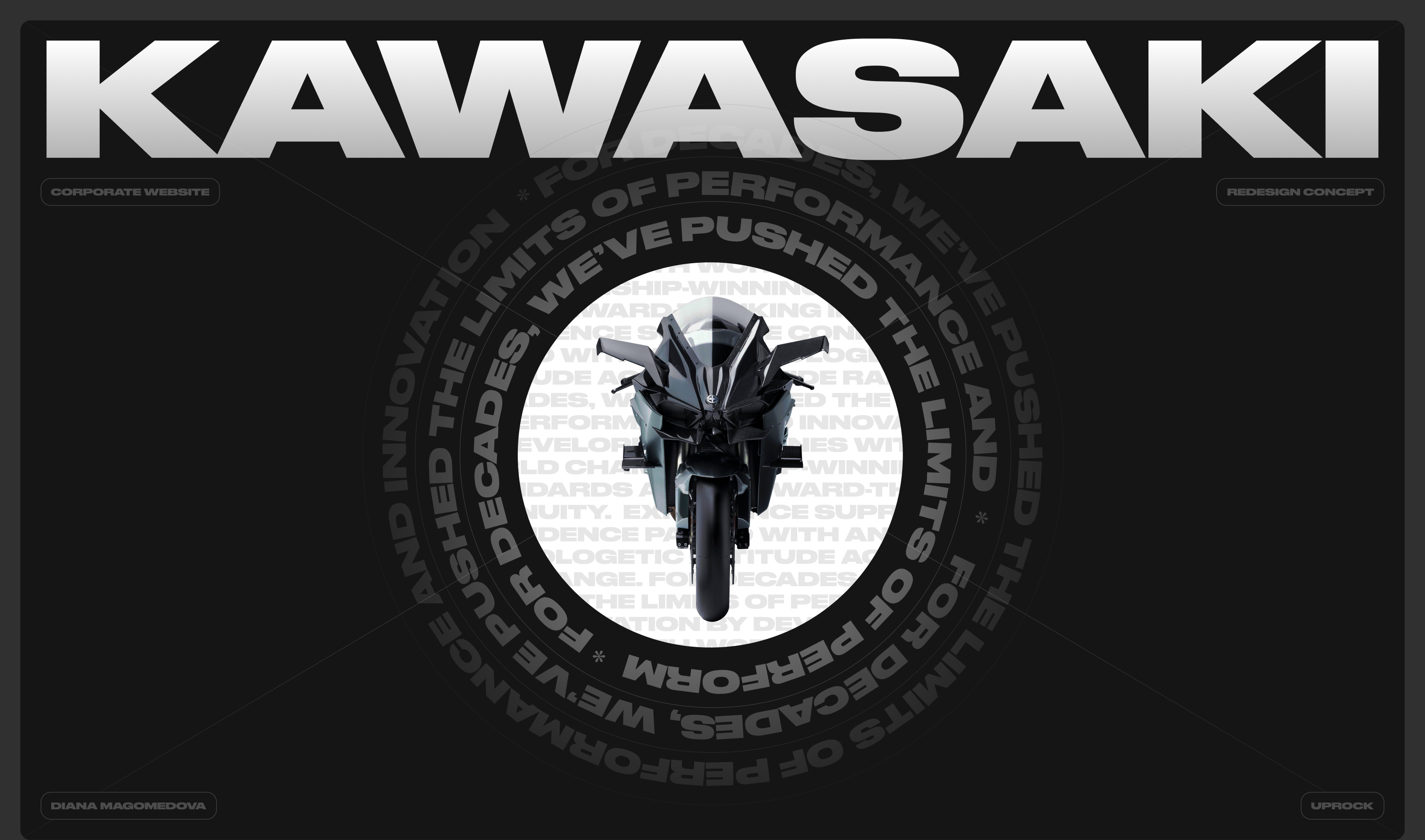 KAWASAKI / Corporate website redesign — Изображение №1 — Интерфейсы, Анимация на Dprofile