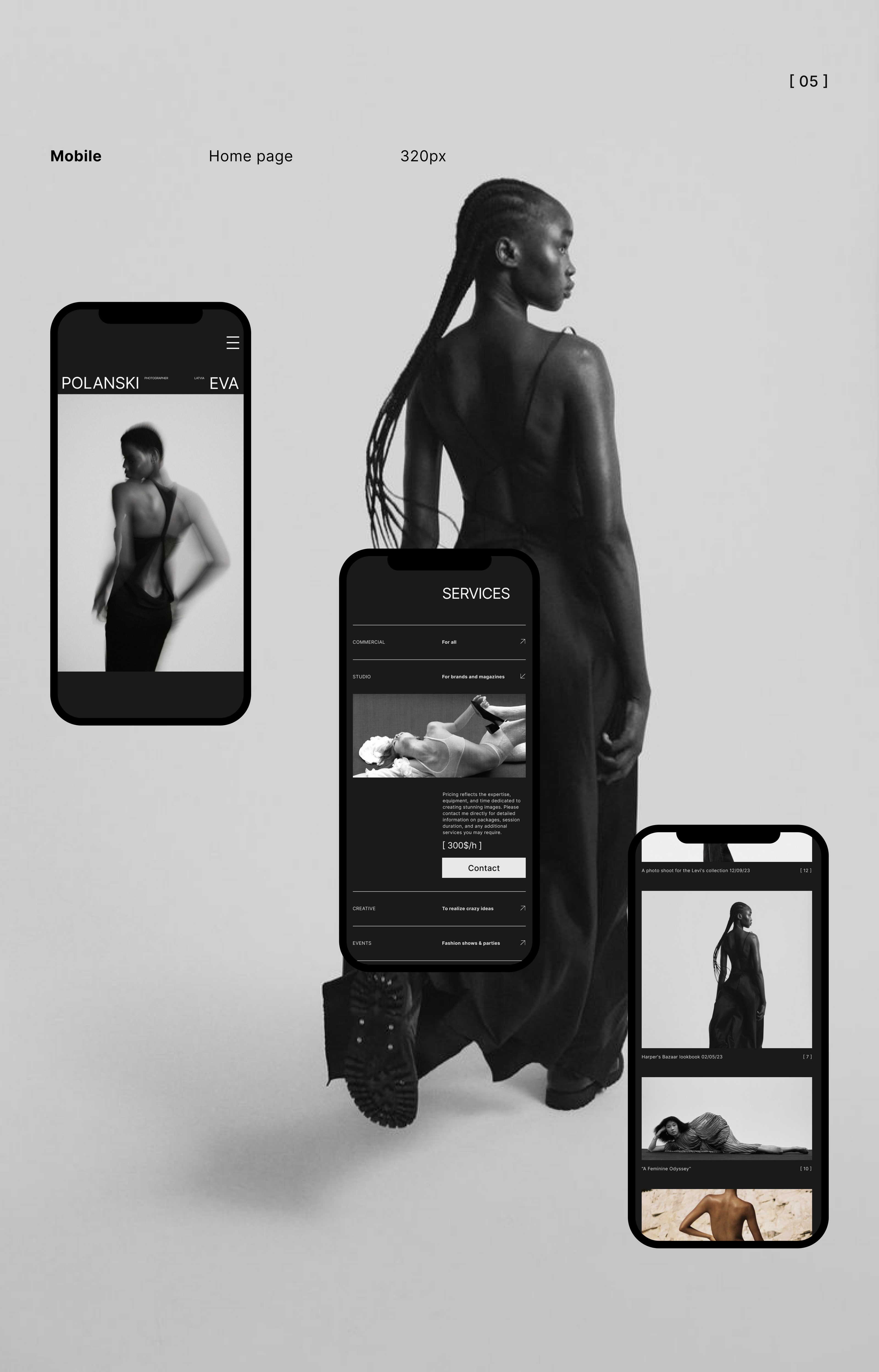 WEBSITE FOR PHOTOGRAPHER | CONCEPT — Изображение №8 — Интерфейсы на Dprofile