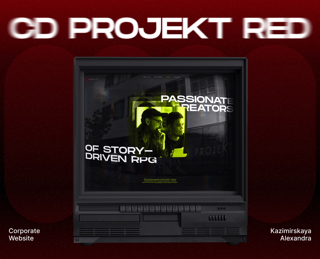 CD PROJEKT RED | Corporate Website — Интерфейсы на Dprofile