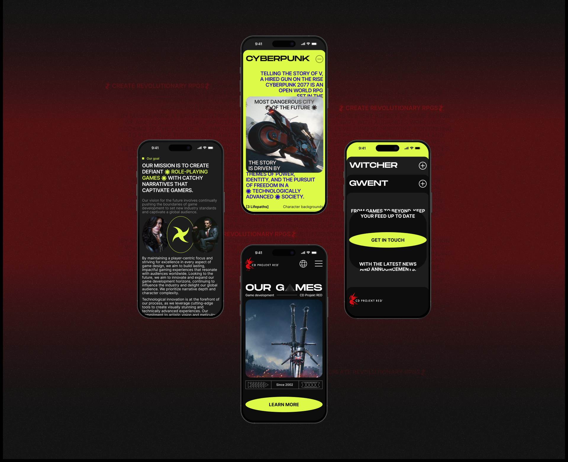 CD PROJEKT RED | Corporate Website — Изображение №7 — Интерфейсы на Dprofile