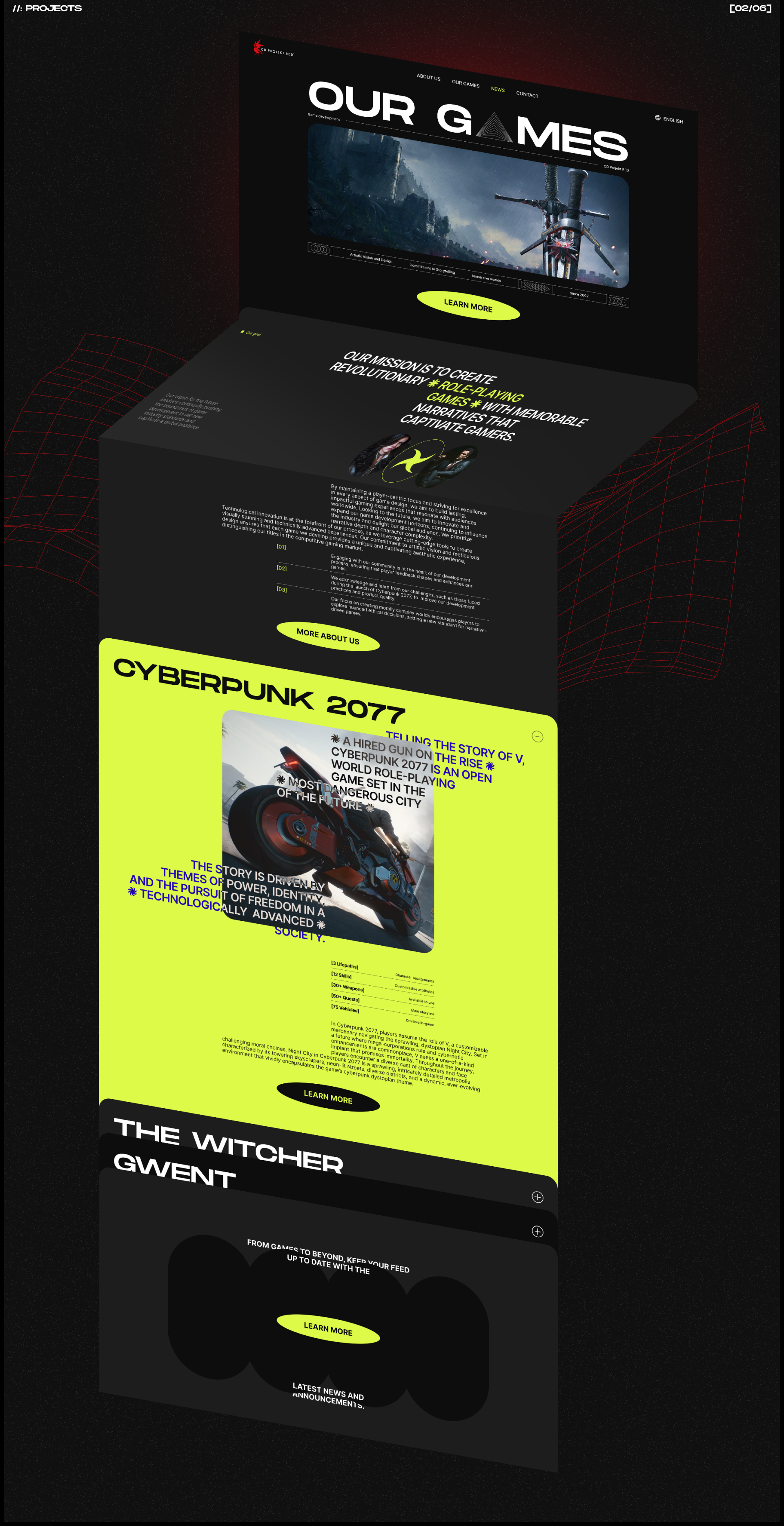 CD PROJEKT RED | Corporate Website — Изображение №6 — Интерфейсы на Dprofile