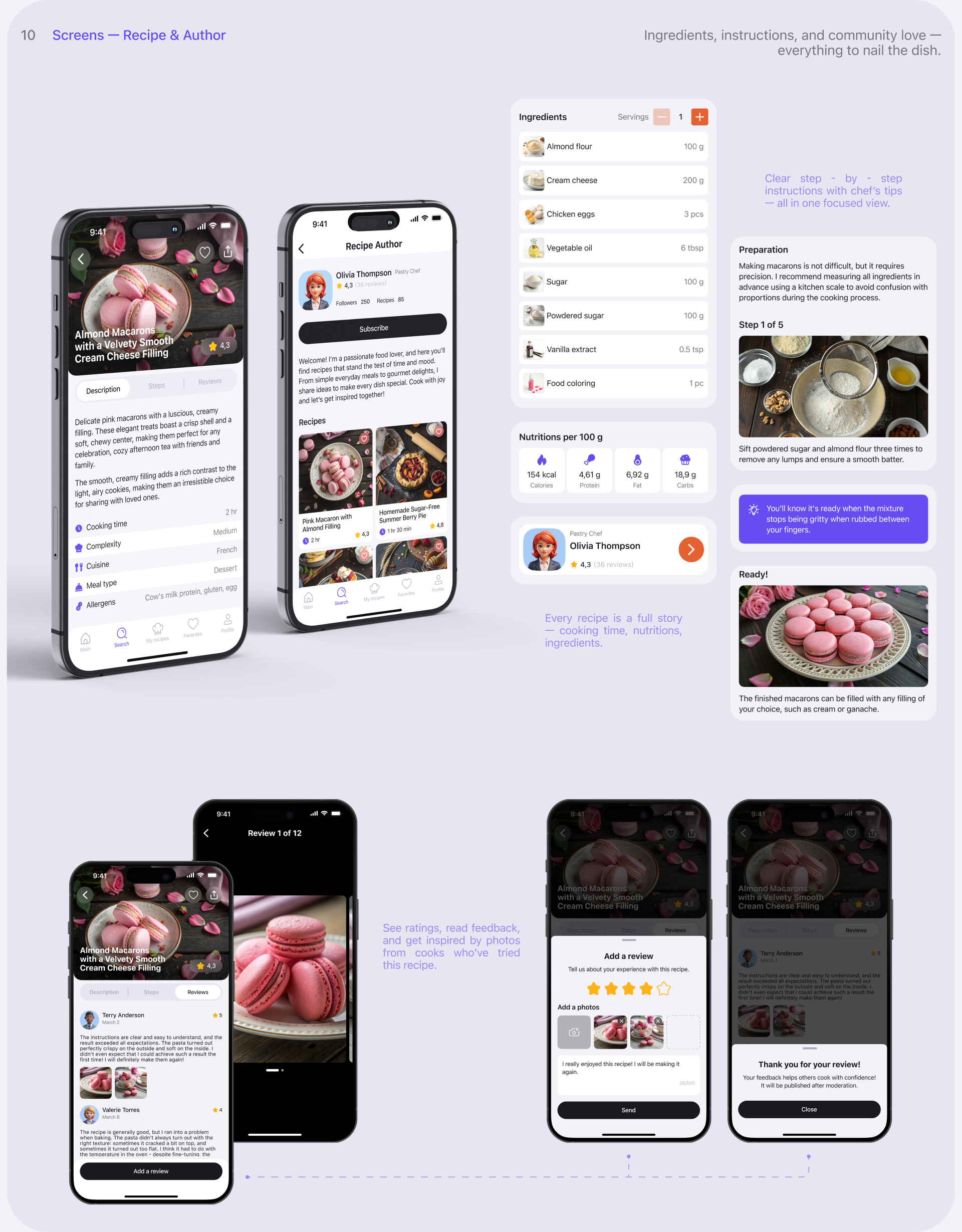 Mealio | Recipe Mobile App — Изображение №14 — Интерфейсы на Dprofile