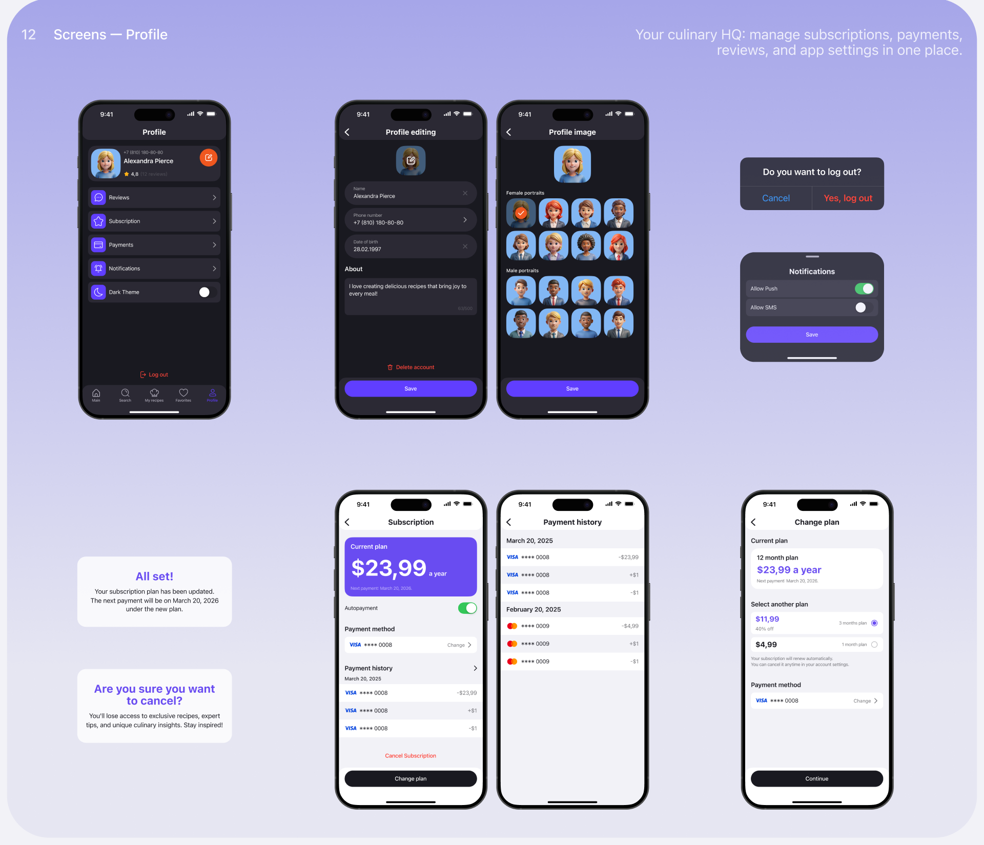 Mealio | Recipe Mobile App — Изображение №18 — Интерфейсы на Dprofile