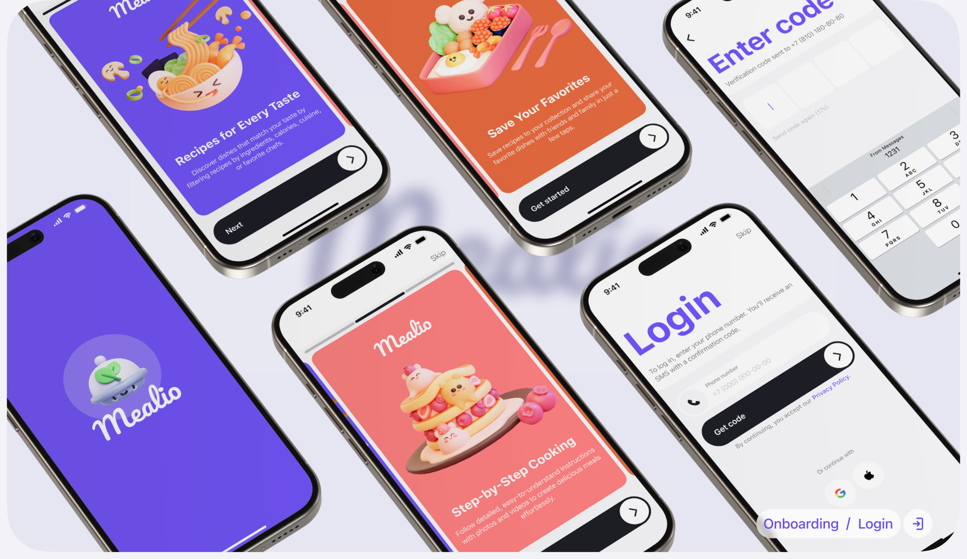 Mealio | Recipe Mobile App — Изображение №4 — Интерфейсы на Dprofile