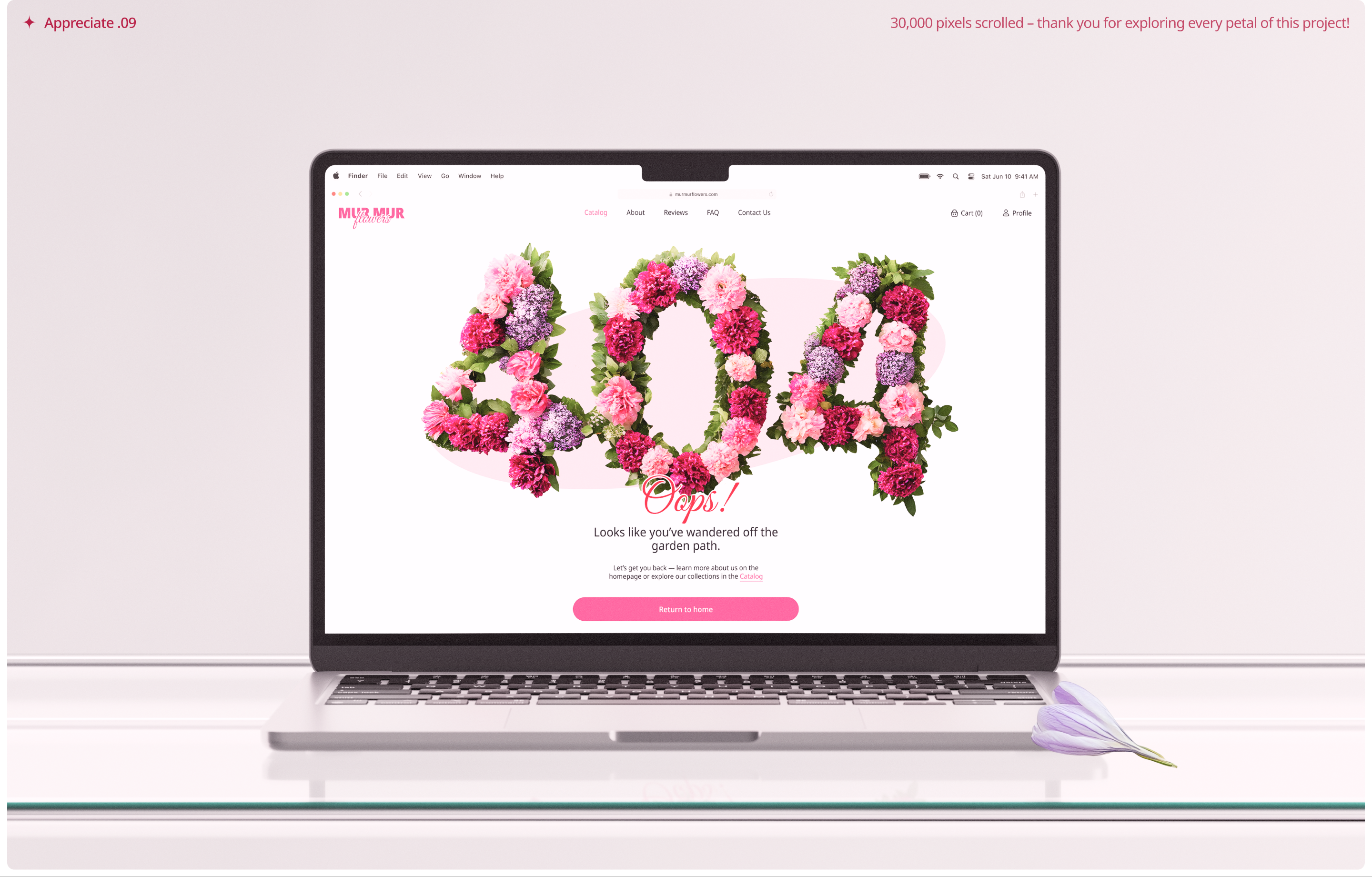 MUR MUR Flowers | E-commerce Website — Изображение №20 — Интерфейсы, Анимация на Dprofile