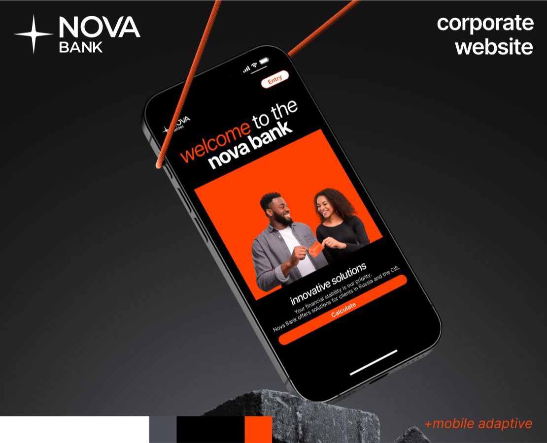 Nova Bank — Интерфейсы на Dprofile