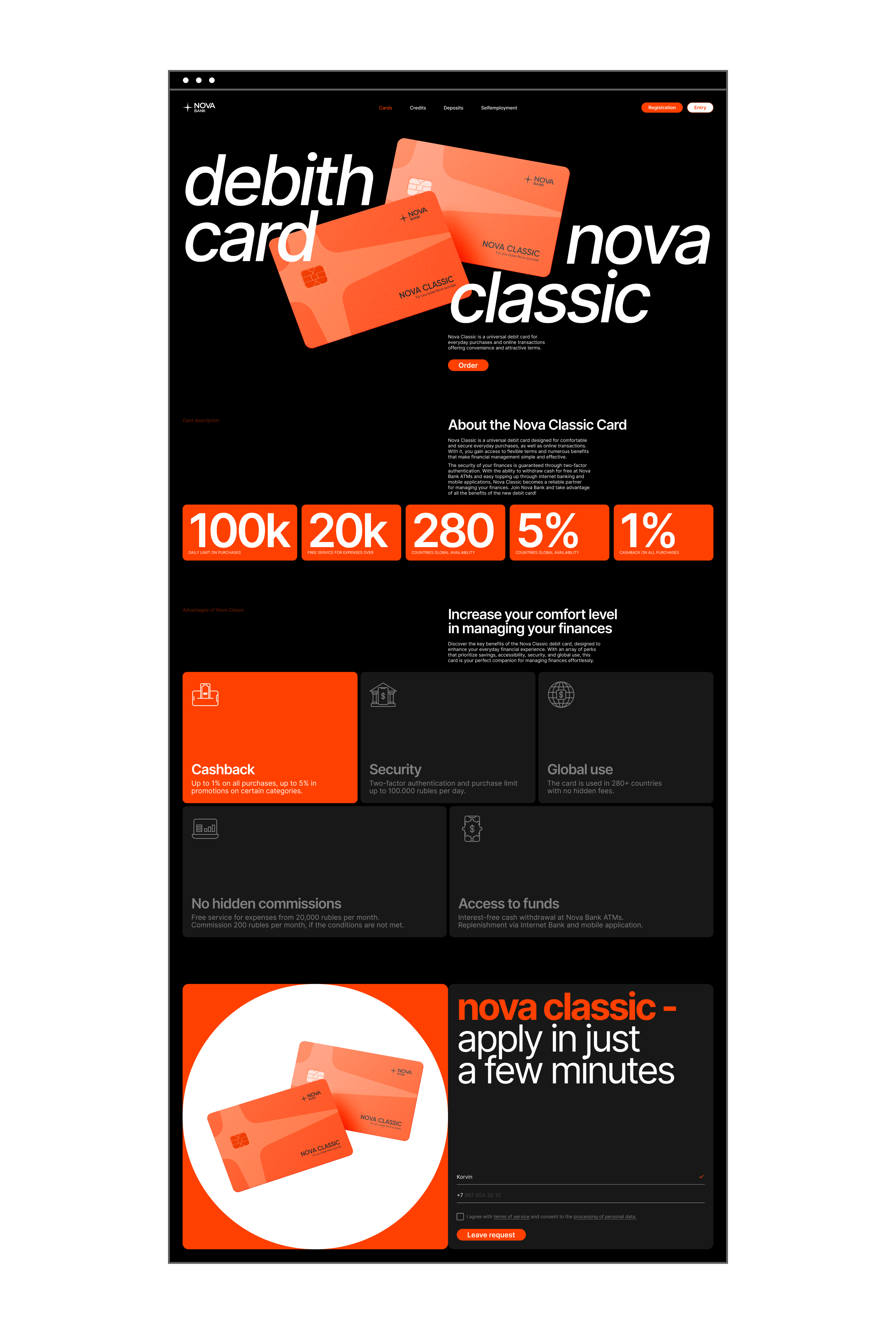 Nova Bank — Изображение №9 — Интерфейсы на Dprofile