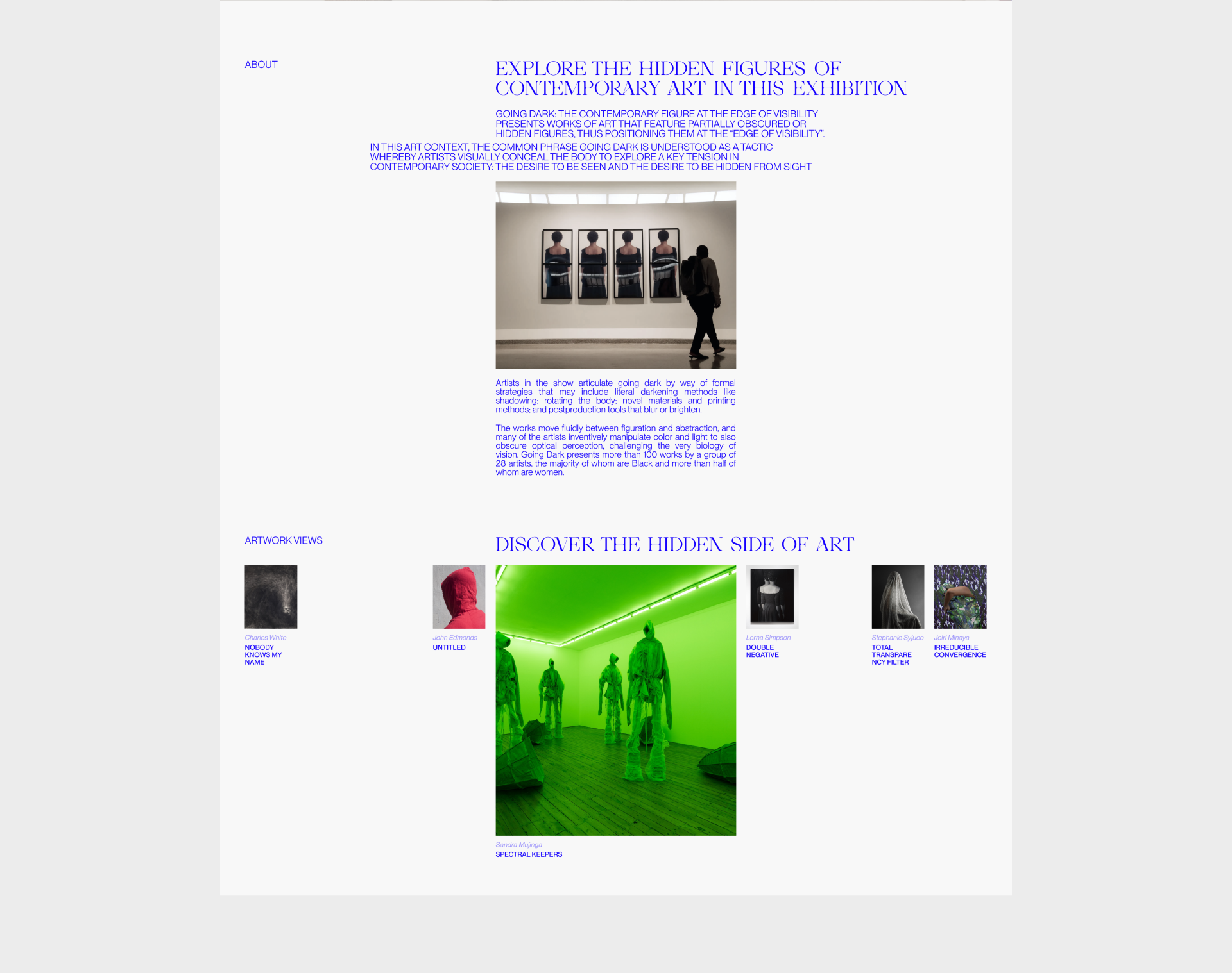 Guggenheim Museum | Corporate site redesign — Изображение №8 — Интерфейсы на Dprofile
