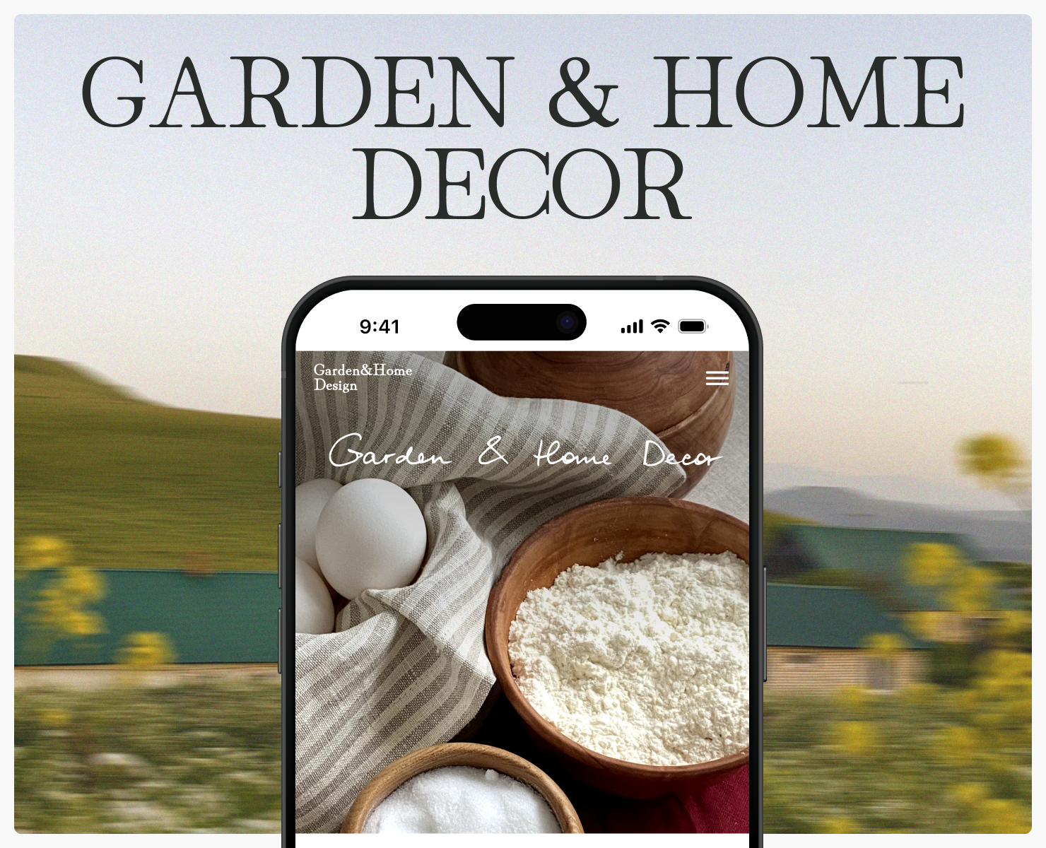 Garden&Home Decor — Интерфейсы, Брендинг на Dprofile