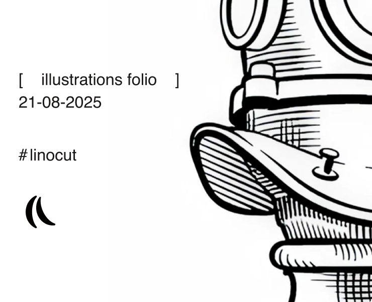 illustrations folio | linocut — Иллюстрация, Графика на Dprofile