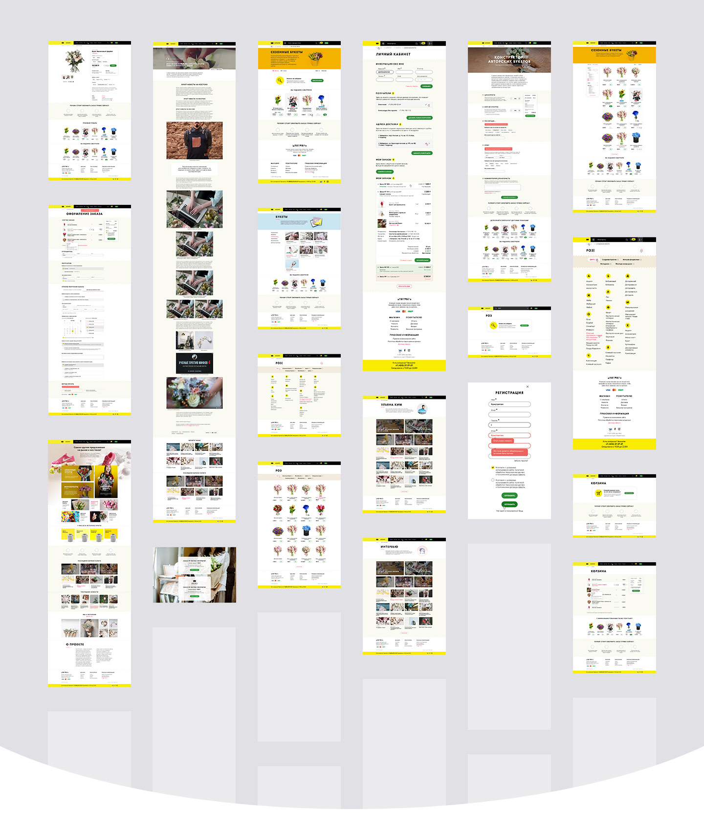 WEB DESIGN // Portfolio 2013 - 2018 — Изображение №5 — Интерфейсы, Брендинг, Графика на Dprofile