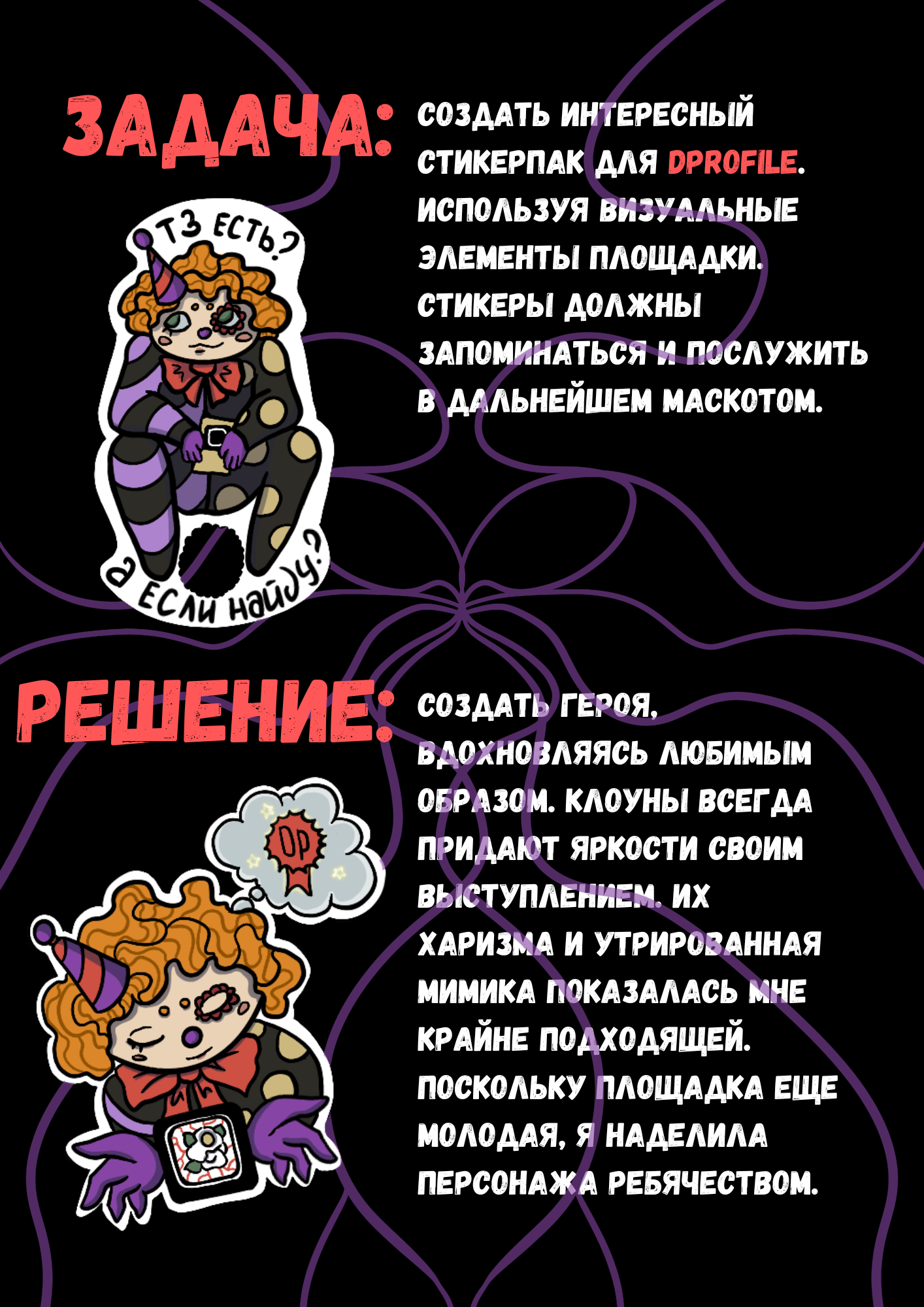 Стикервёрс. DproClown. — Изображение №2 — Иллюстрация, Графика на Dprofile