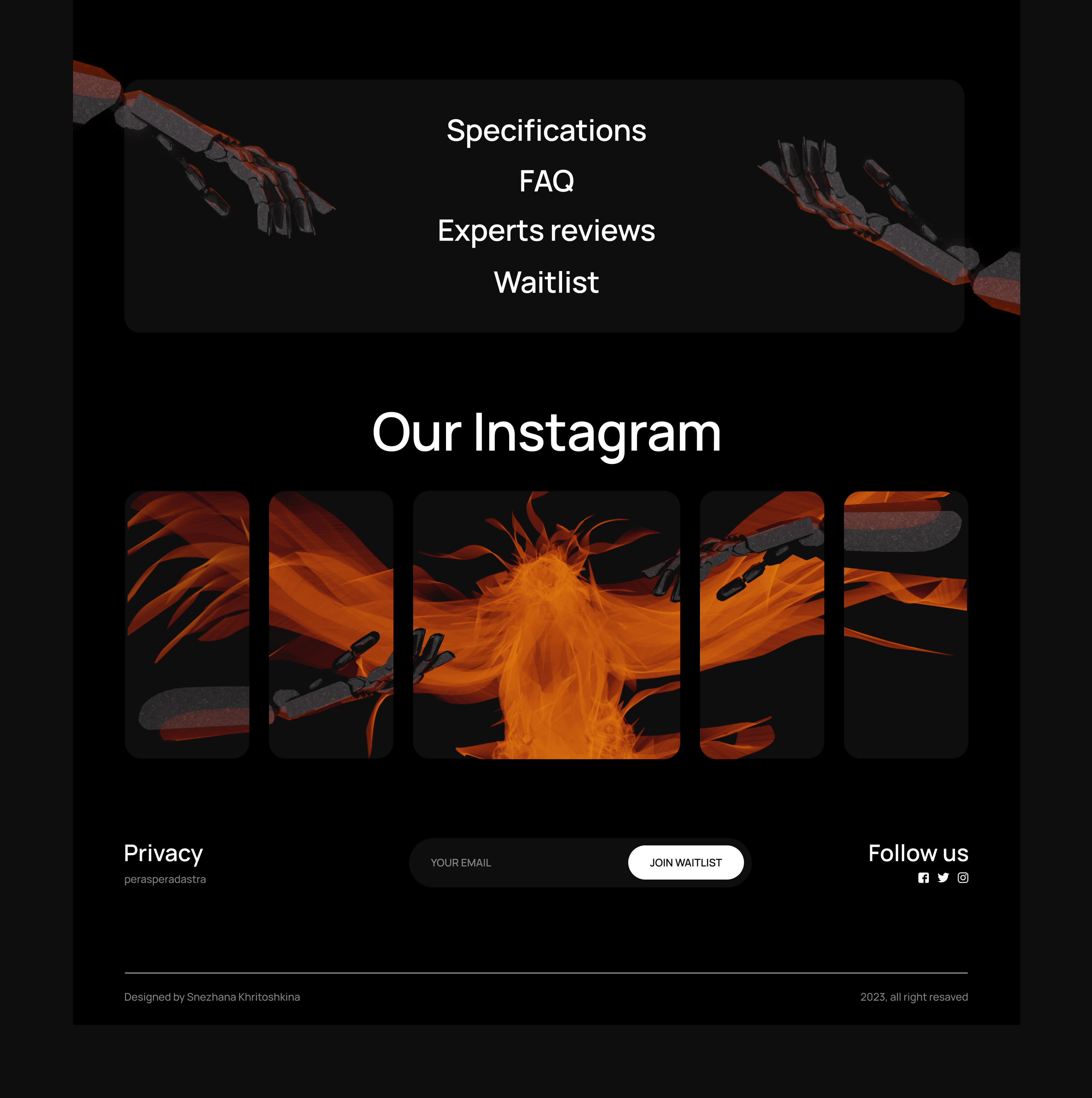 The next gen prosthetics/Landing page — Изображение №6 — 3D, Интерфейсы на Dprofile
