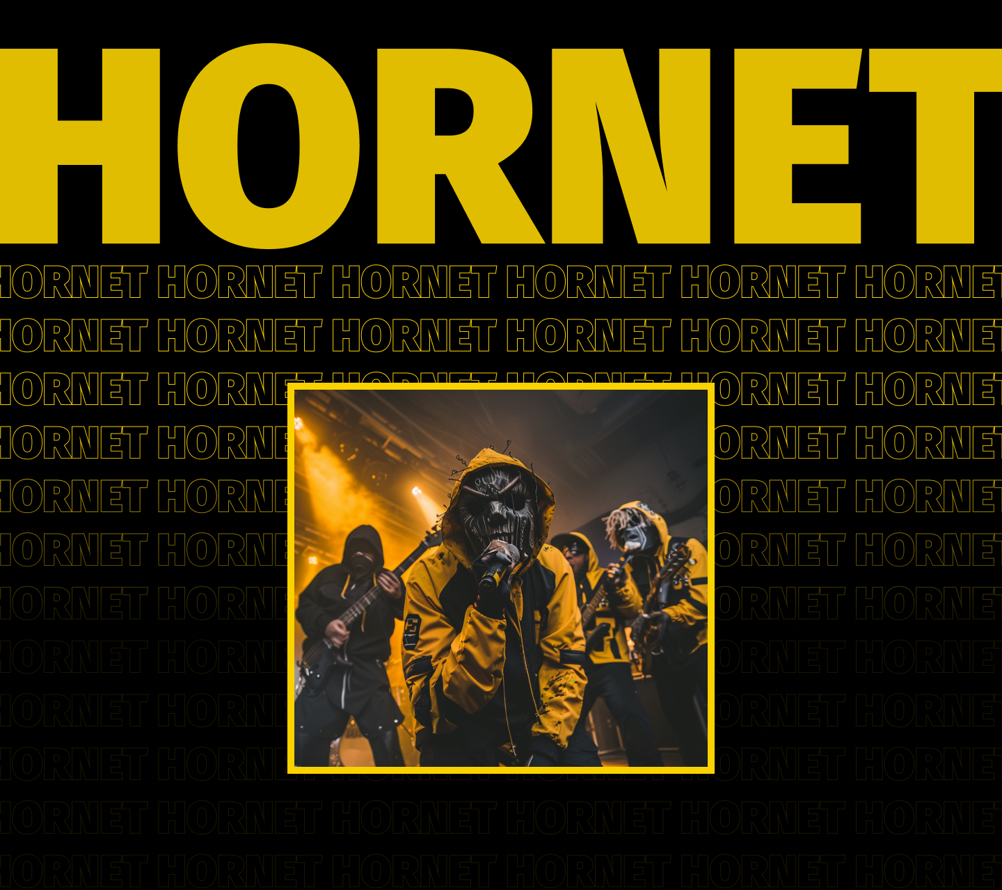 Концепт сайта рок группы HORNET — Изображение №8 — Интерфейсы, Брендинг на Dprofile