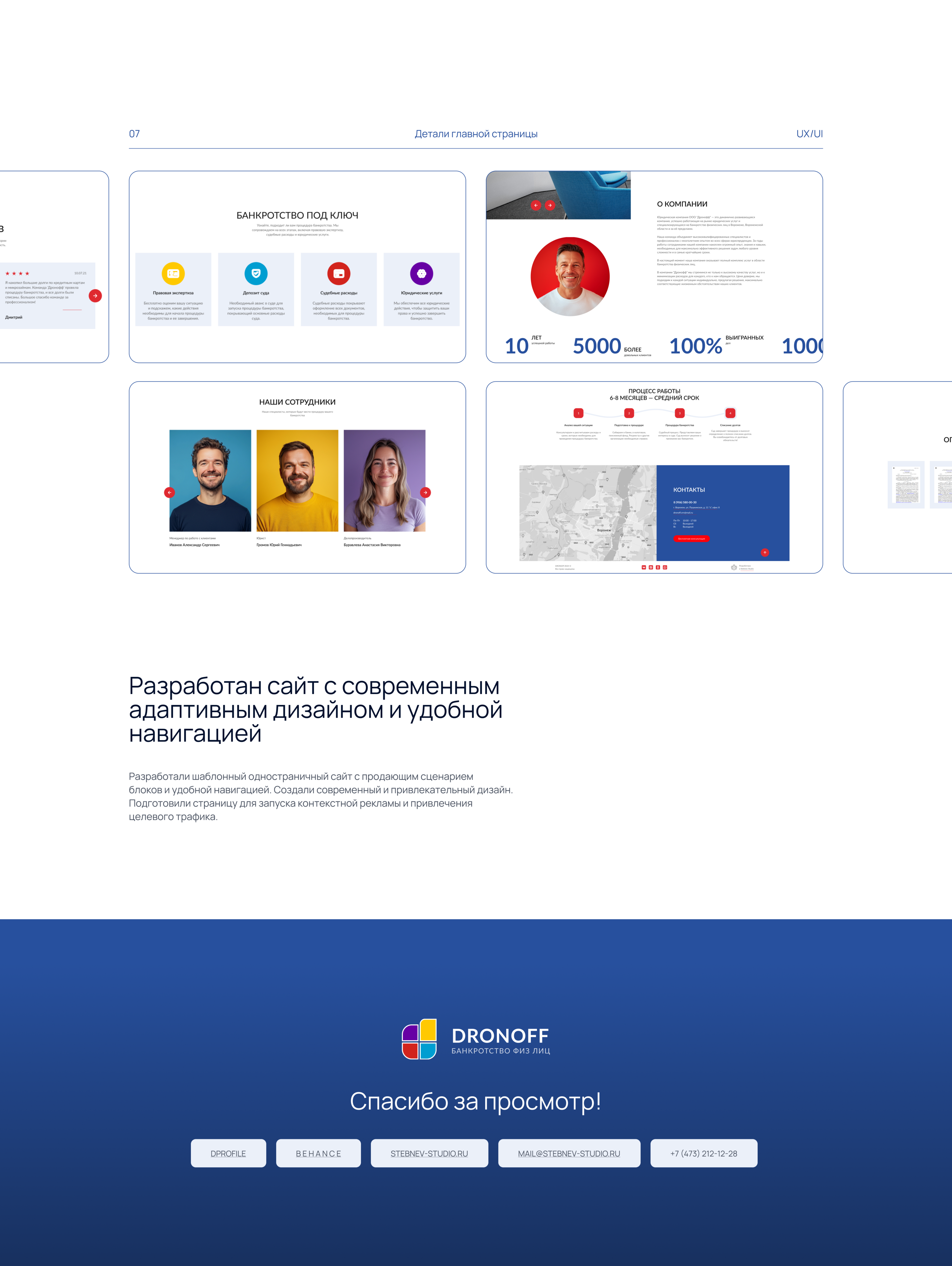 ООО “Дронофф” — Изображение №7 — Интерфейсы, Брендинг на Dprofile