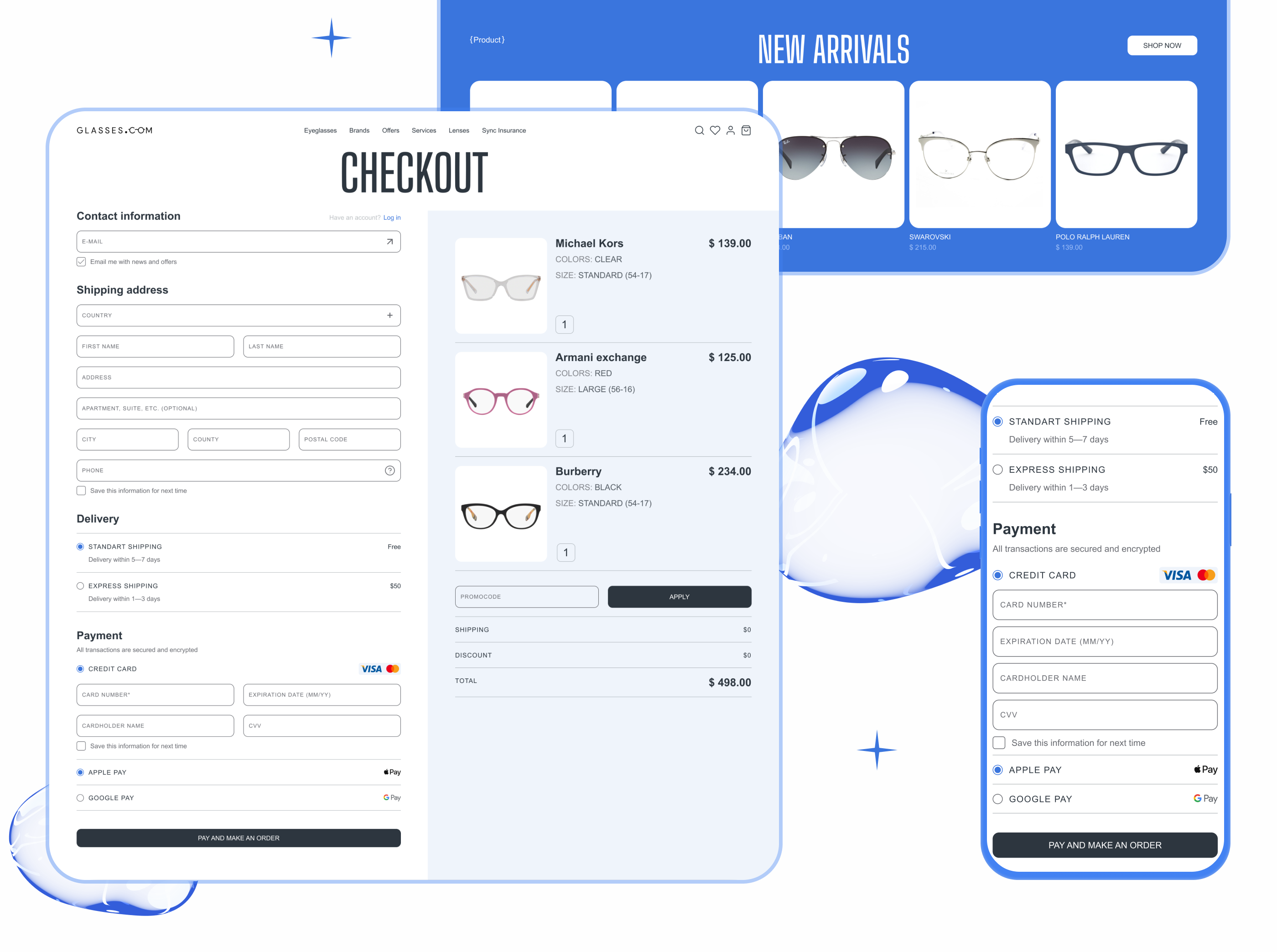 GLASSESCOM | E-commerce redesign — Изображение №16 — Интерфейсы на Dprofile