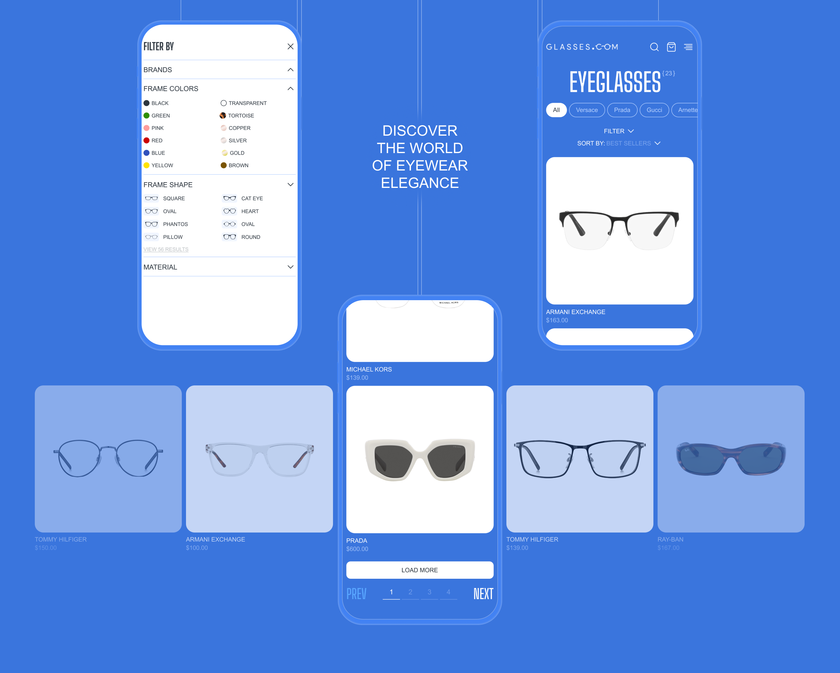 GLASSESCOM | E-commerce redesign — Изображение №11 — Интерфейсы на Dprofile