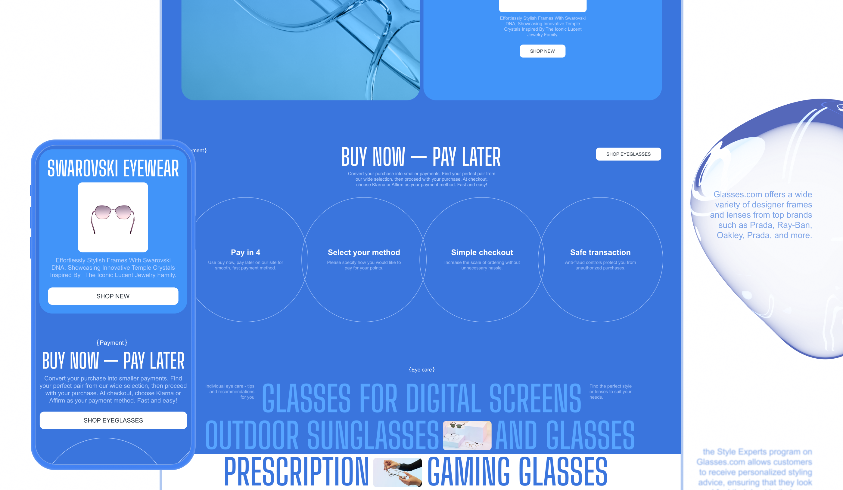 GLASSESCOM | E-commerce redesign — Изображение №4 — Интерфейсы на Dprofile