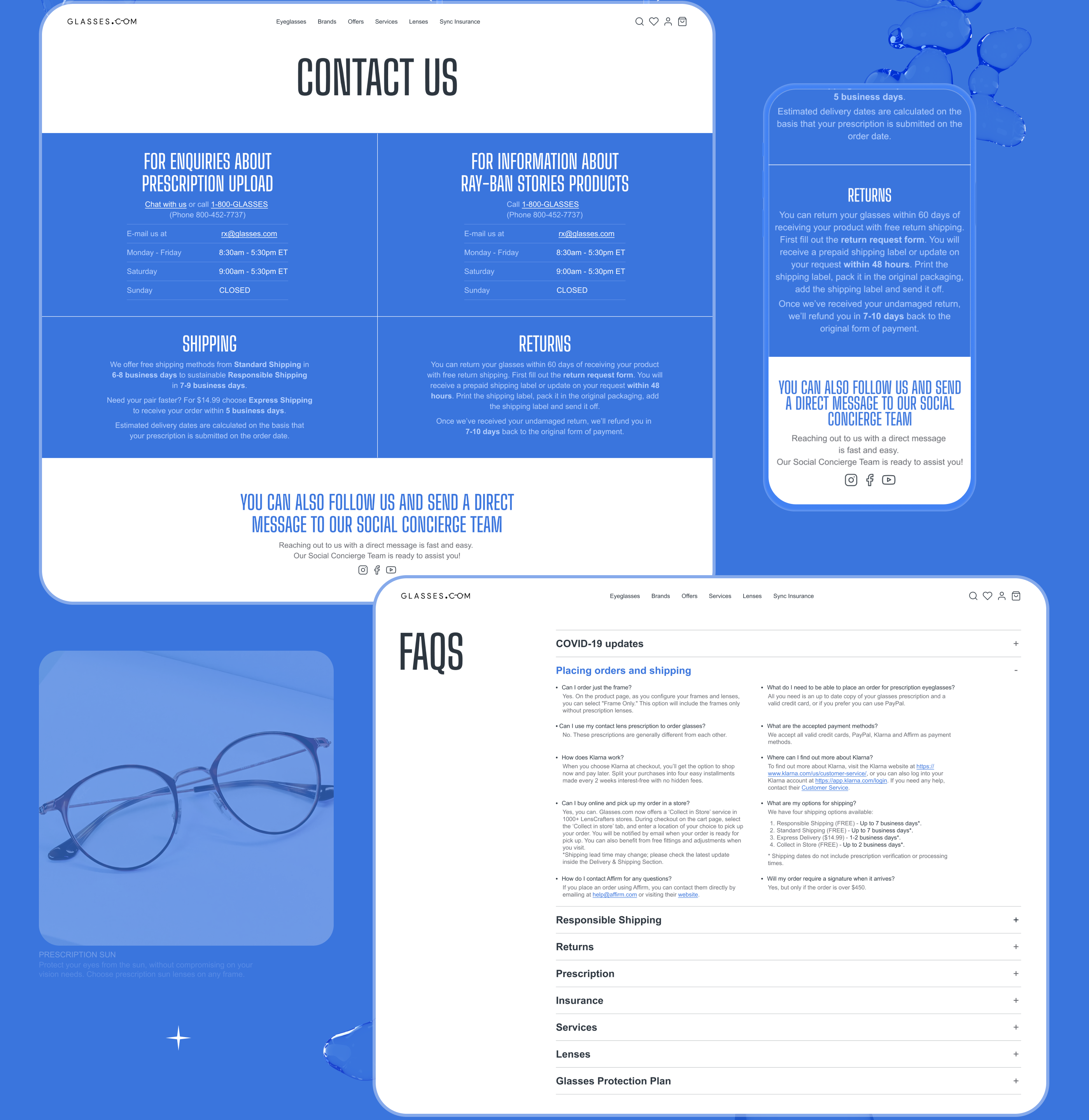GLASSESCOM | E-commerce redesign — Изображение №22 — Интерфейсы на Dprofile
