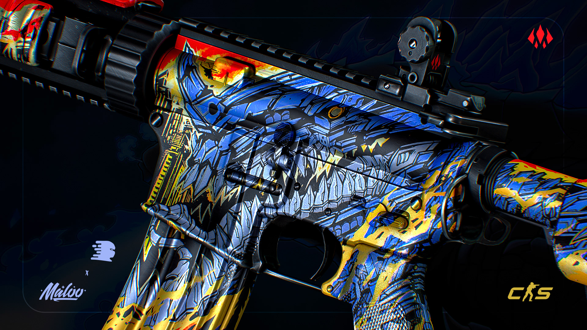 M4A4 | FURY KAIJU — Изображение №1 — Брендинг, 3D на Dprofile