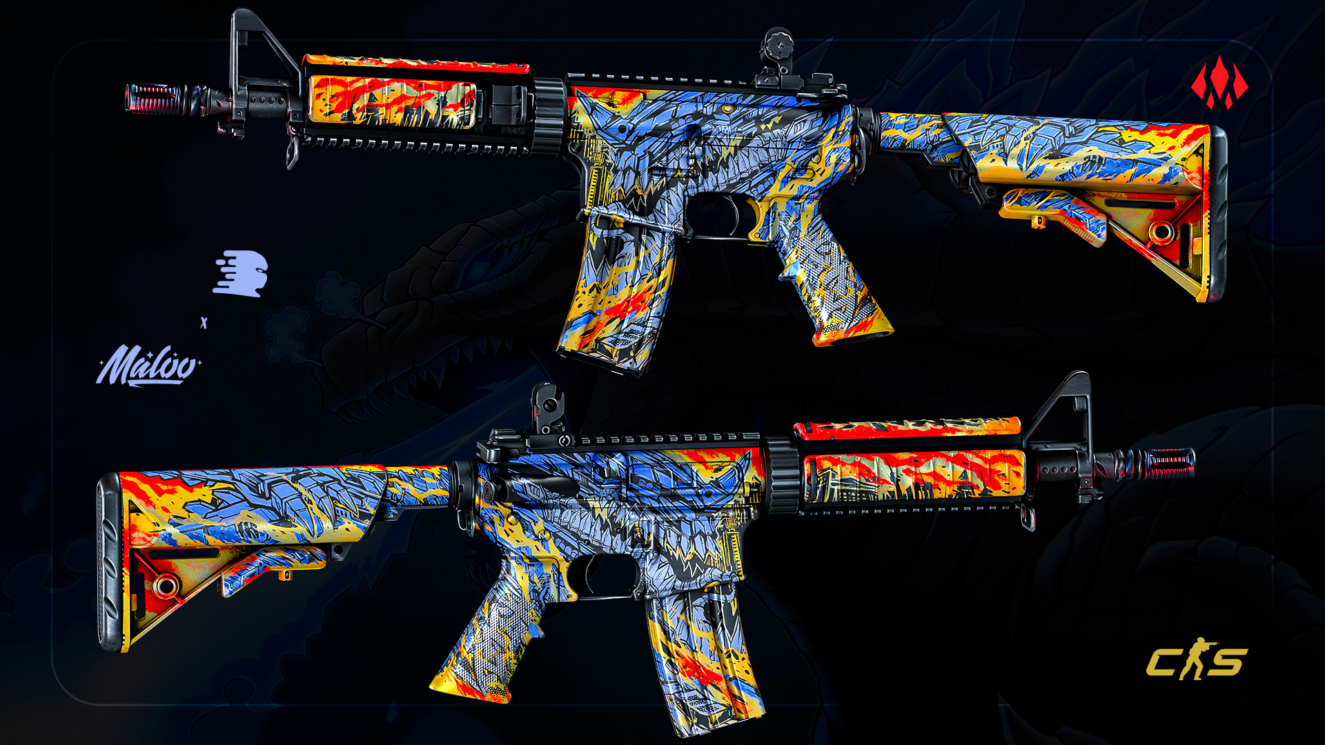 M4A4 | FURY KAIJU — Изображение №3 — Брендинг, 3D на Dprofile