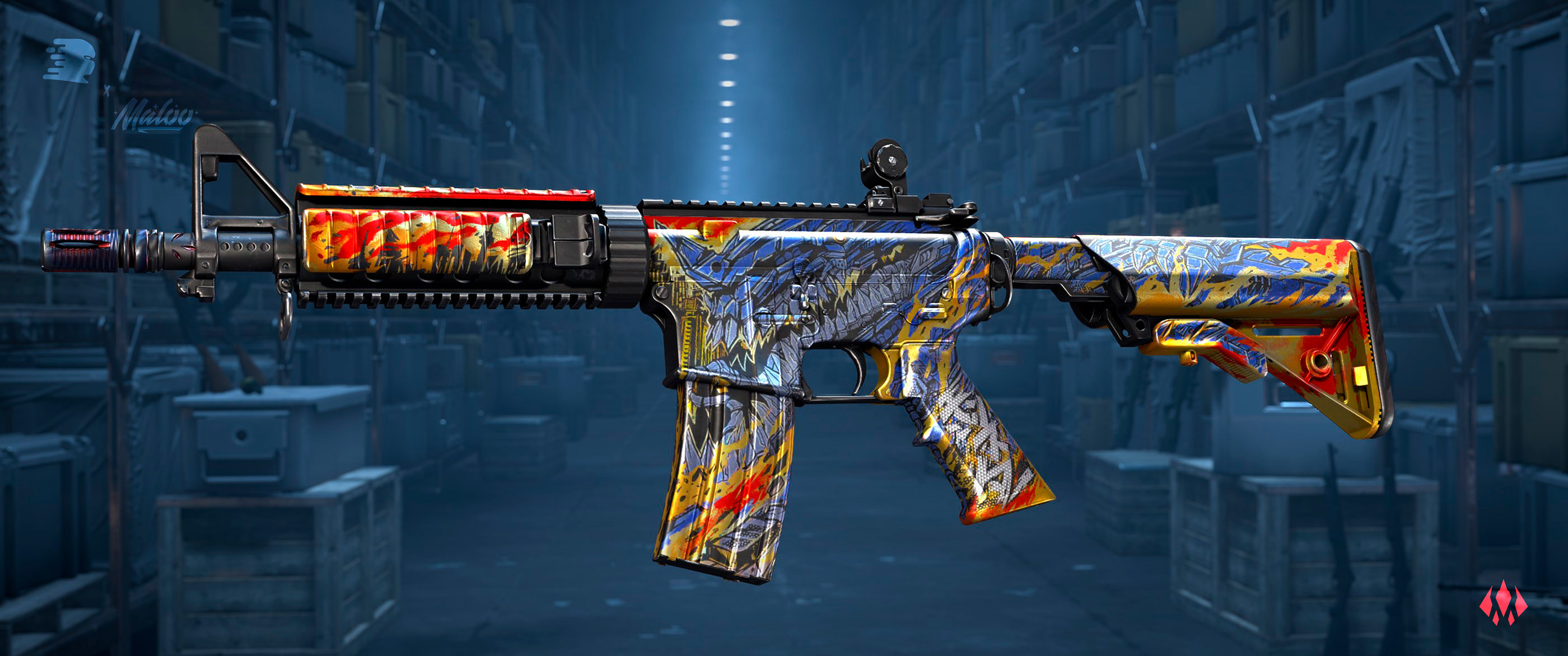 M4A4 | FURY KAIJU — Изображение №4 — Брендинг, 3D на Dprofile