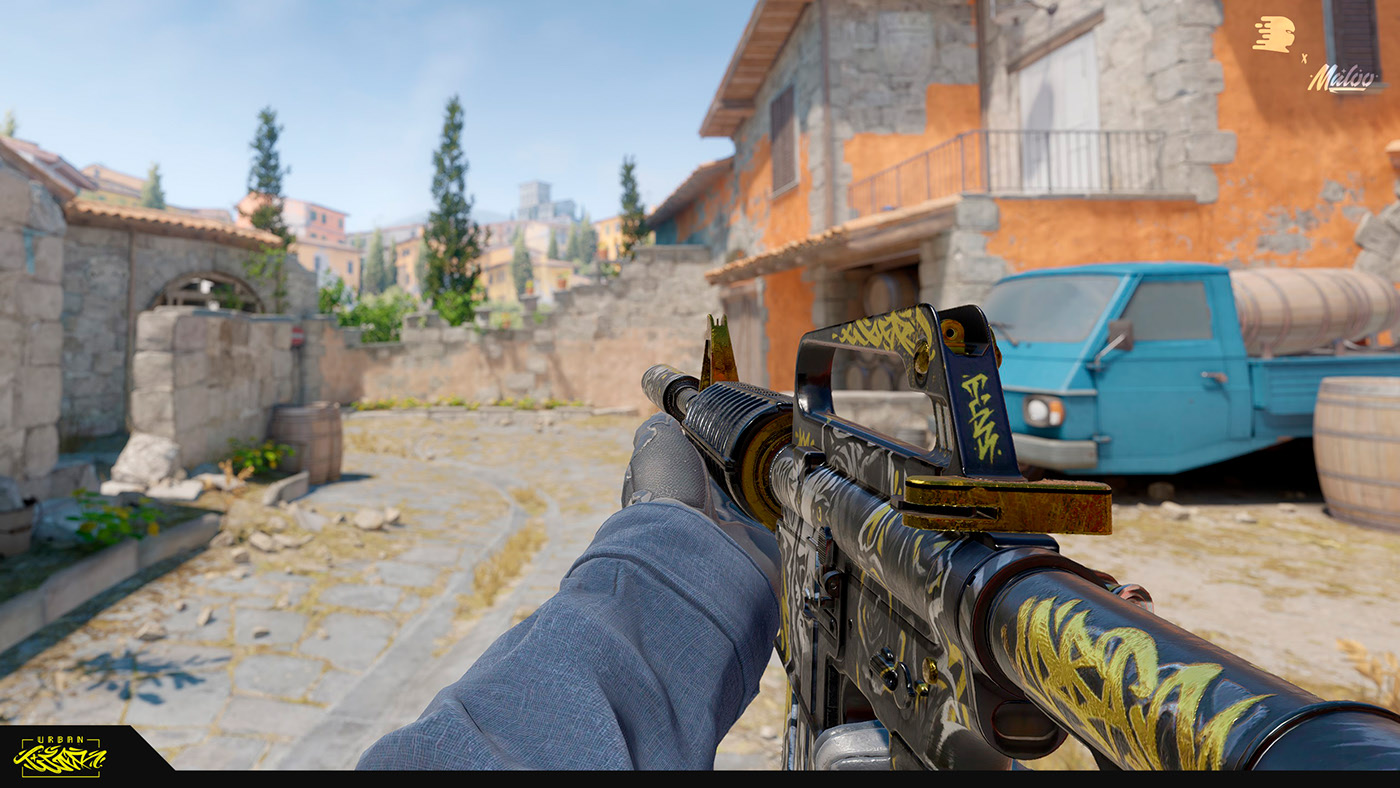 M4A1-S | Urban Tiger 2.0 (CS2 Rework) — Изображение №9 — Графика, 3D на Dprofile