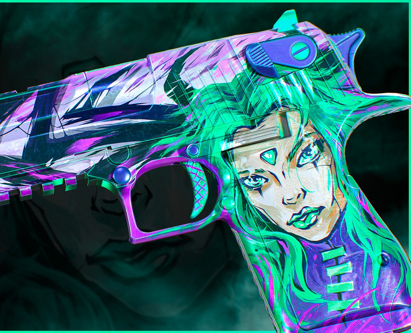 Desert Eagle | Flame Hella: Lord of Helheim — Иллюстрация, 3D на Dprofile