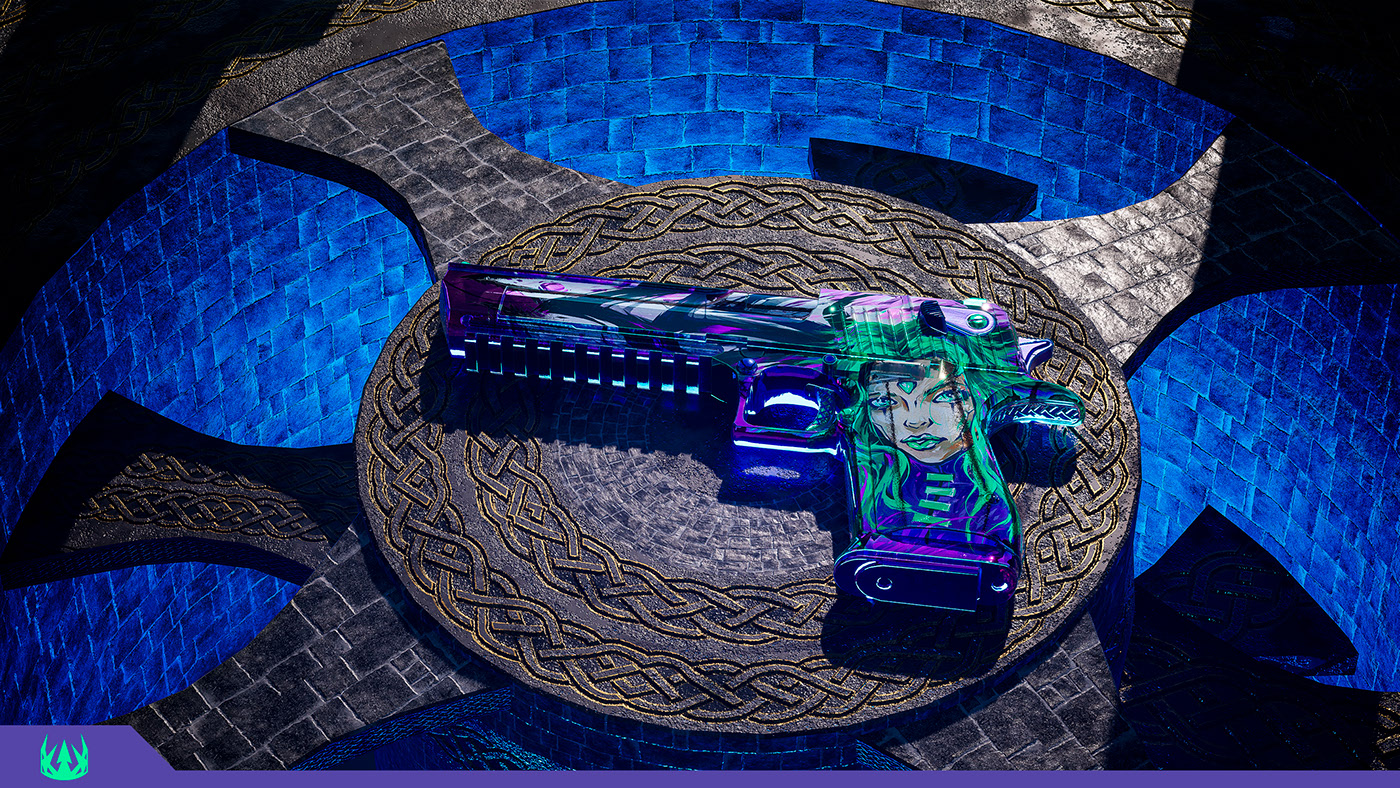 Desert Eagle | Flame Hella: Lord of Helheim — Изображение №11 — Иллюстрация, 3D на Dprofile