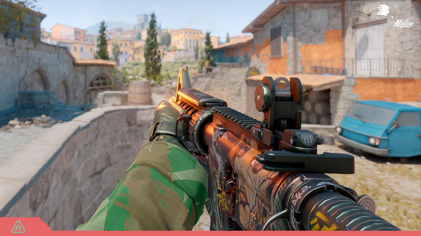 M4A4 | MOTOKO — Изображение №10 — Иллюстрация, 3D на Dprofile