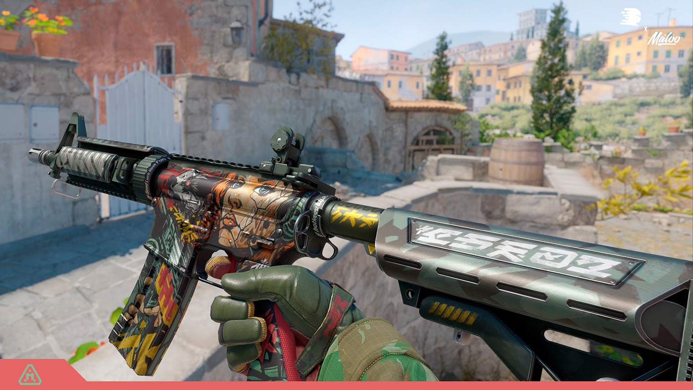 M4A4 | MOTOKO — Изображение №7 — Иллюстрация, 3D на Dprofile