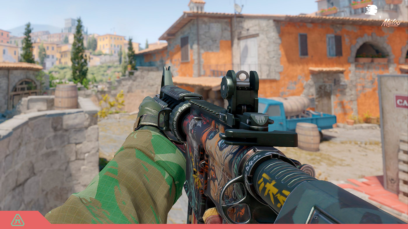 M4A4 | MOTOKO — Изображение №9 — Иллюстрация, 3D на Dprofile