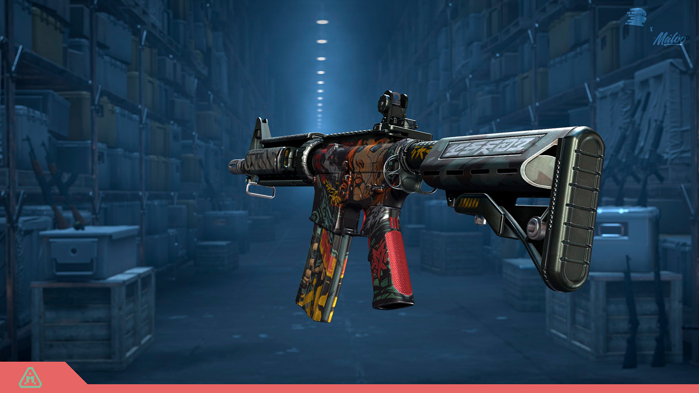 M4A4 | MOTOKO — Изображение №6 — Иллюстрация, 3D на Dprofile