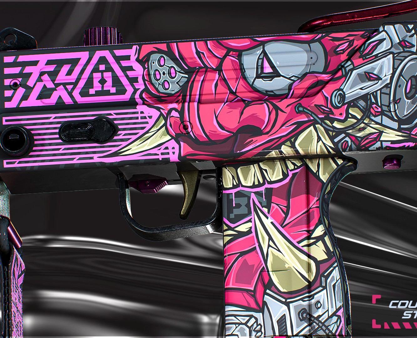 MAC-10 | Saibā Oni — Интерфейсы, 3D на Dprofile