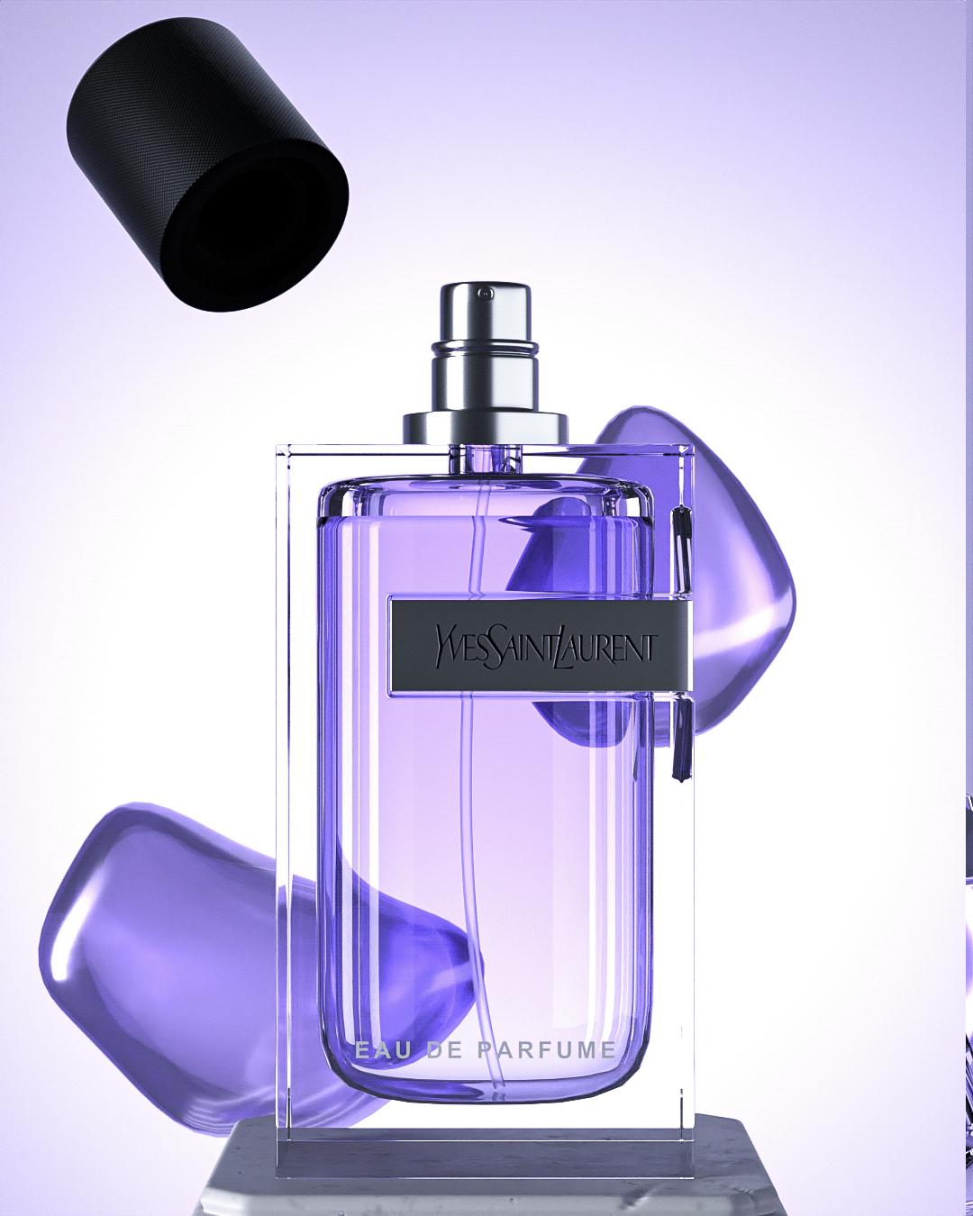YVES SAINT LAURENT | 3D Perfume CGI — Изображение №5 — Брендинг, 3D на Dprofile