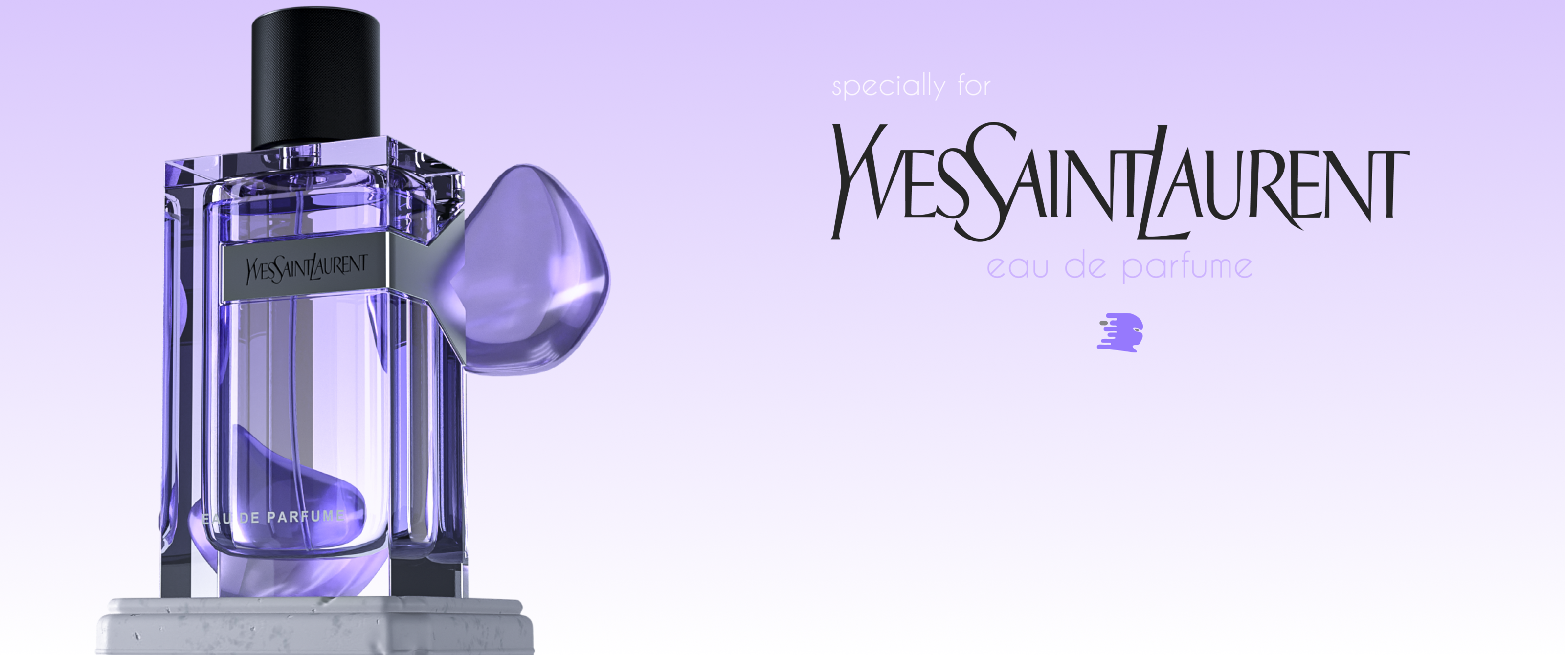 YVES SAINT LAURENT | 3D Perfume CGI — Изображение №1 — Брендинг, 3D на Dprofile