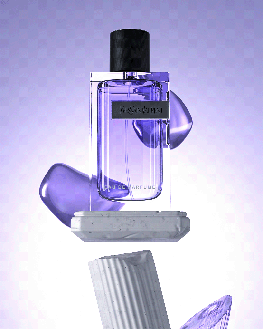 YVES SAINT LAURENT | 3D Perfume CGI — Изображение №3 — Брендинг, 3D на Dprofile
