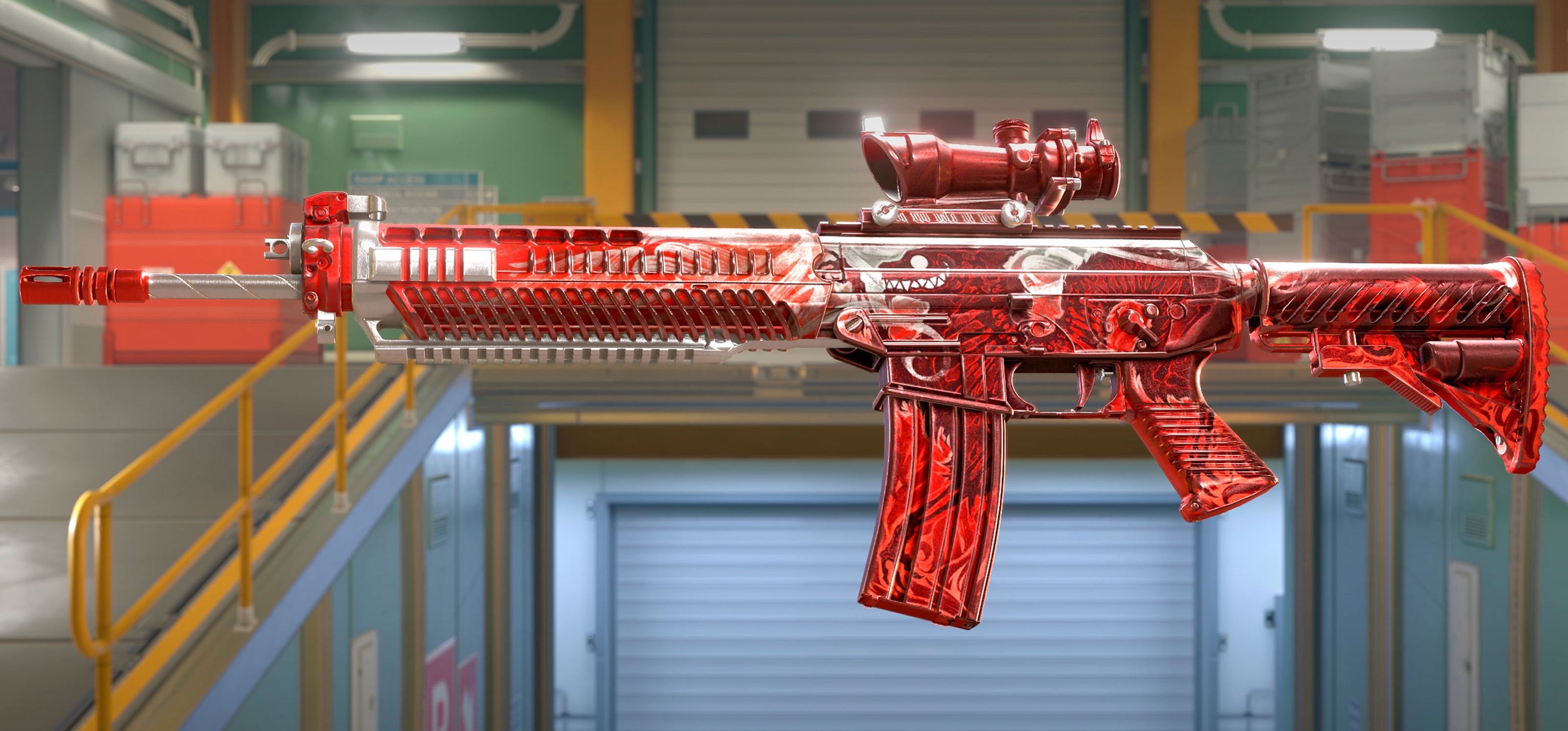 SG553 | RED ANGORA — Изображение №6 — Иллюстрация, 3D на Dprofile