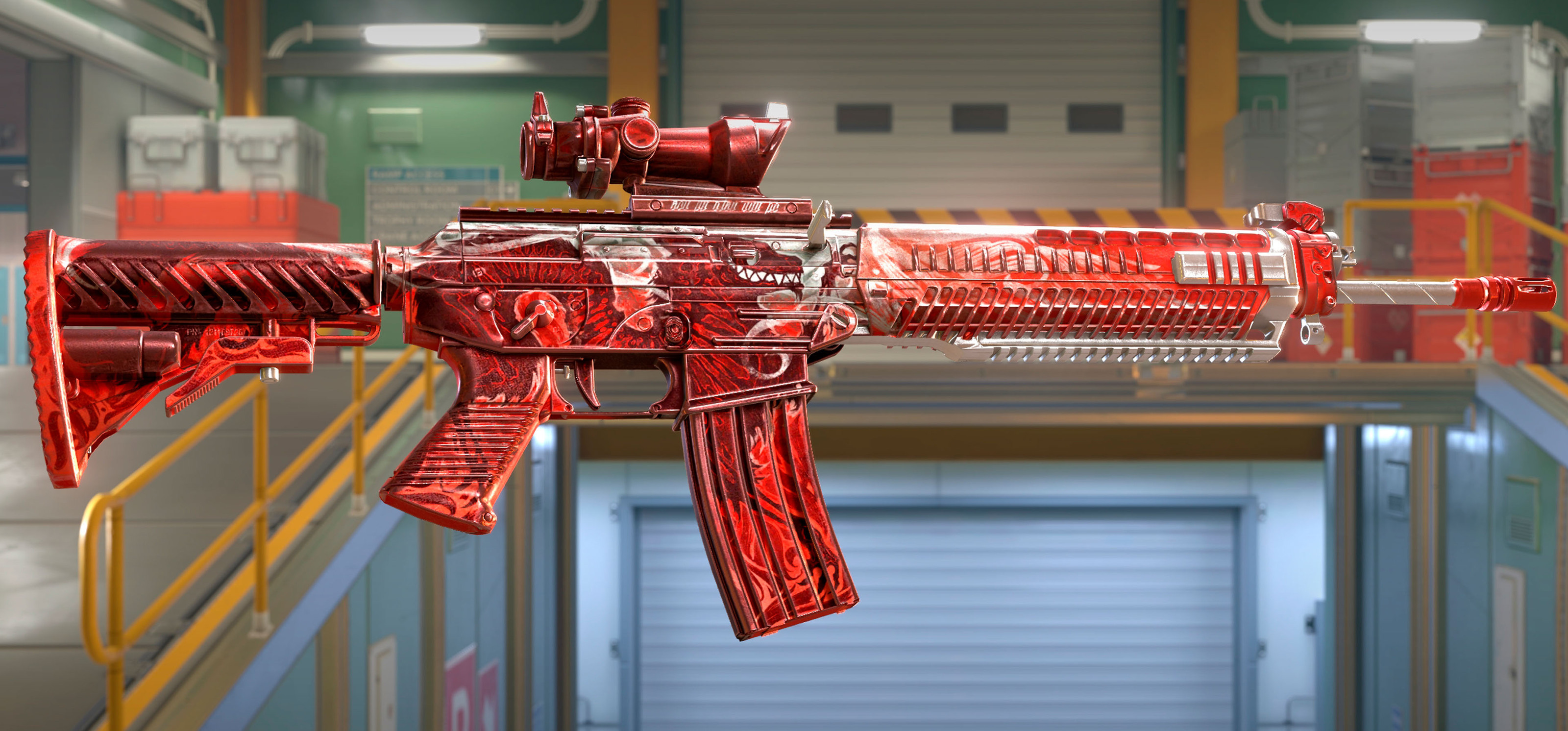 SG553 | RED ANGORA — Изображение №7 — Иллюстрация, 3D на Dprofile