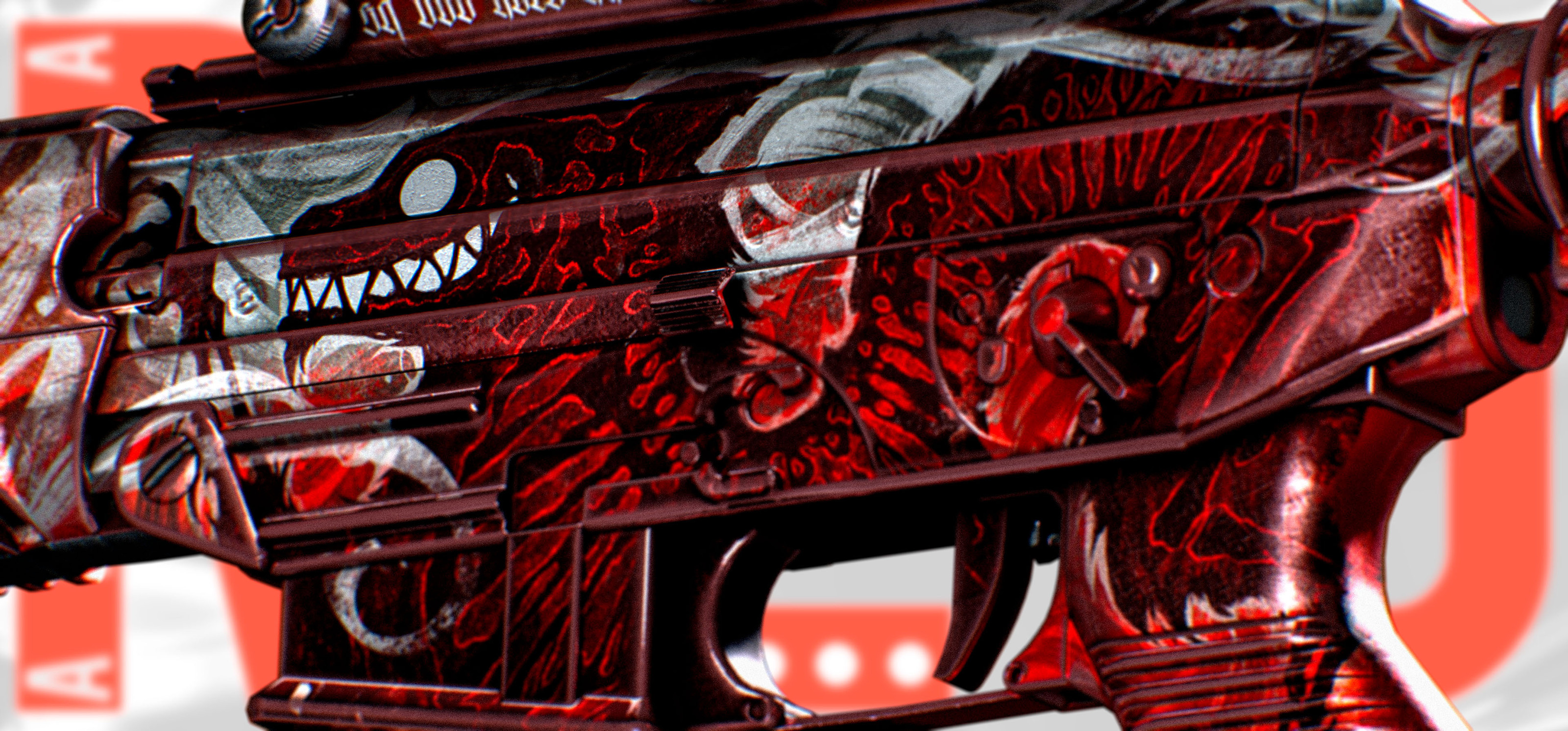 SG553 | RED ANGORA — Изображение №3 — Иллюстрация, 3D на Dprofile