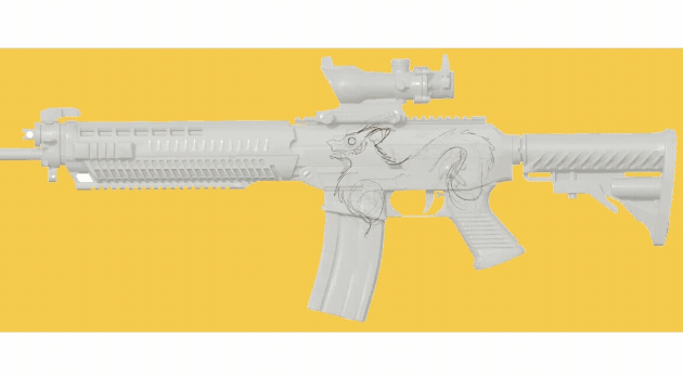 SG553 | RED ANGORA — Изображение №15 — Иллюстрация, 3D на Dprofile