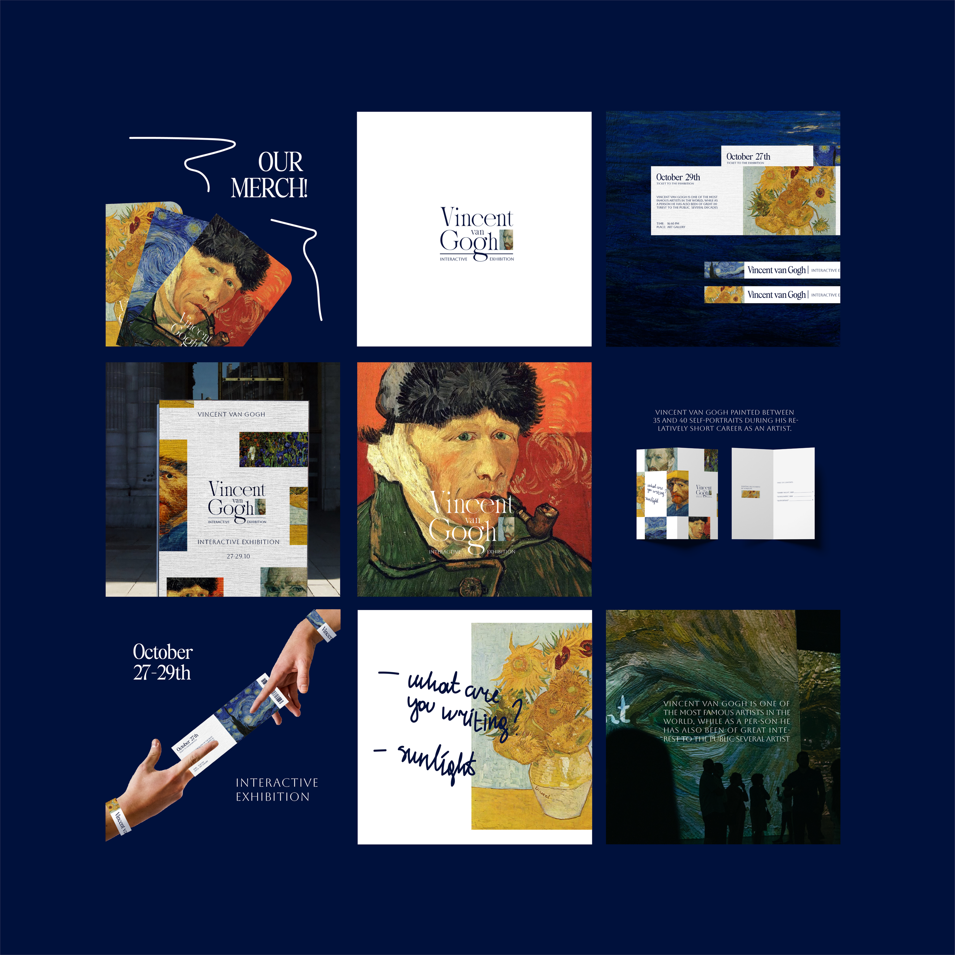 Vincent van Gogh | interactive exhibition — Изображение №15 — Брендинг на Dprofile