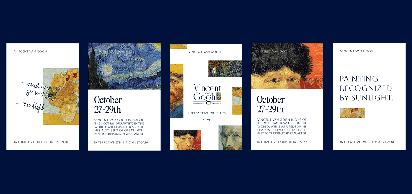 Vincent van Gogh | interactive exhibition — Изображение №10 — Брендинг на Dprofile