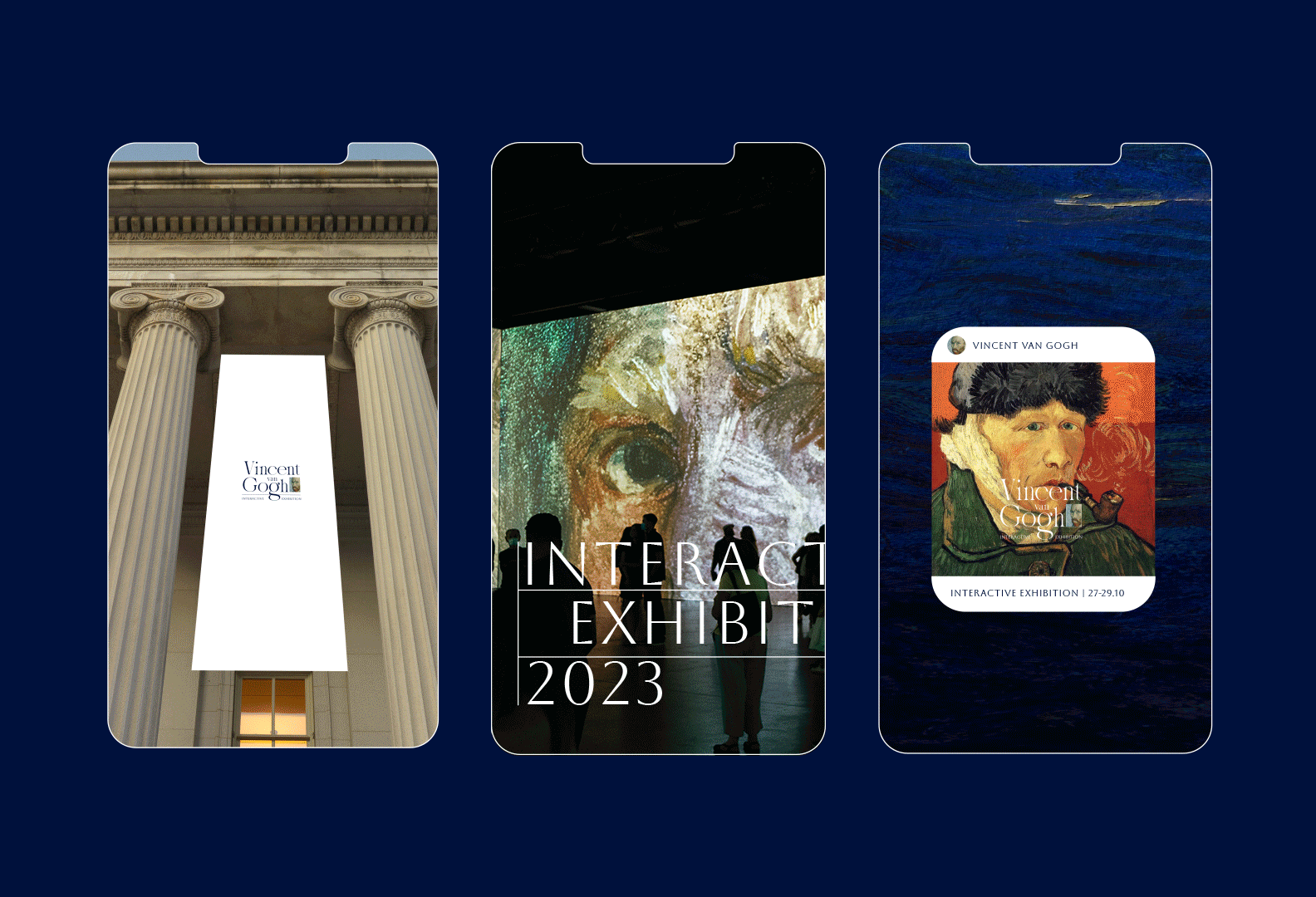 Vincent van Gogh | interactive exhibition — Изображение №14 — Брендинг на Dprofile