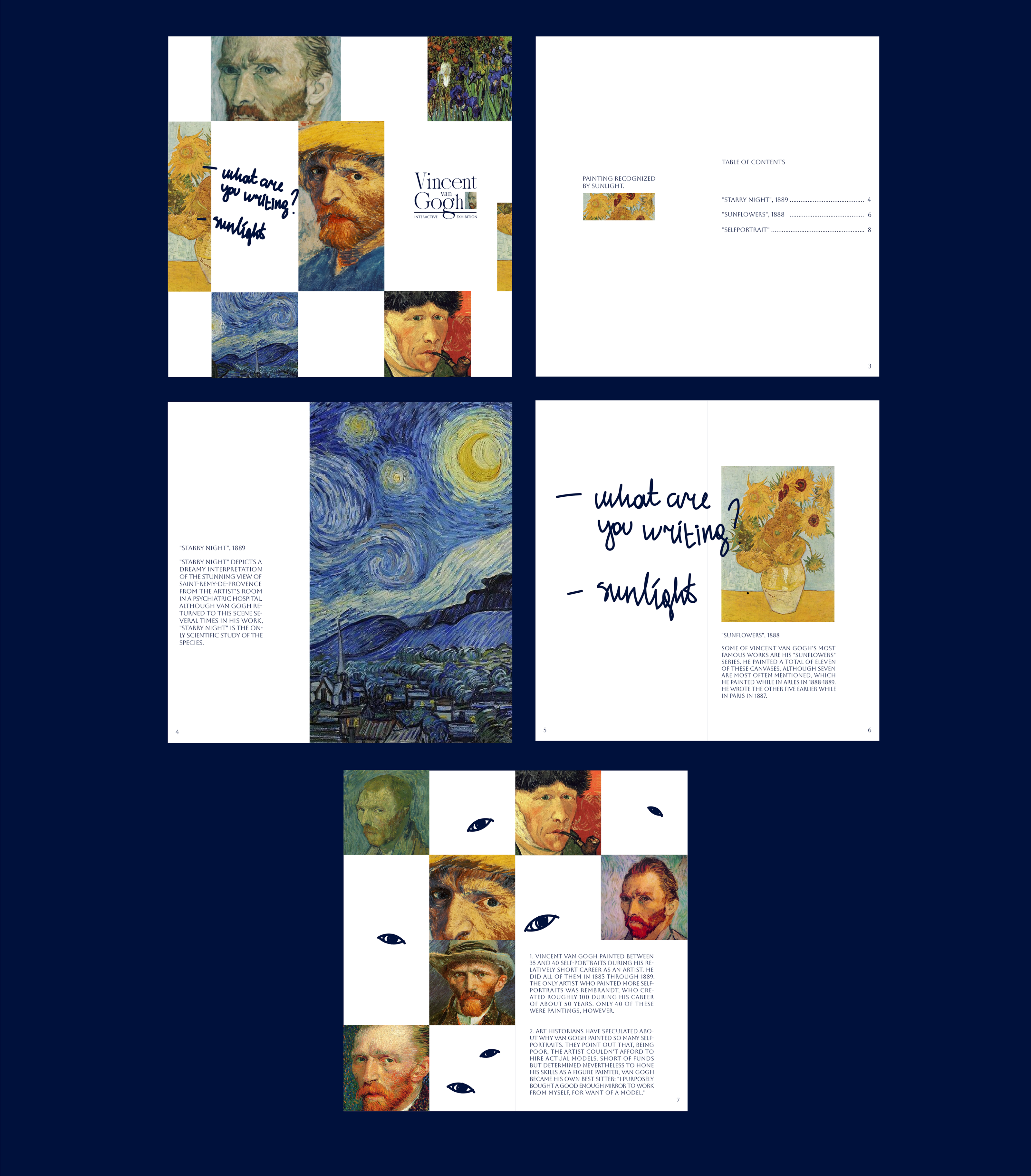 Vincent van Gogh | interactive exhibition — Изображение №5 — Брендинг на Dprofile