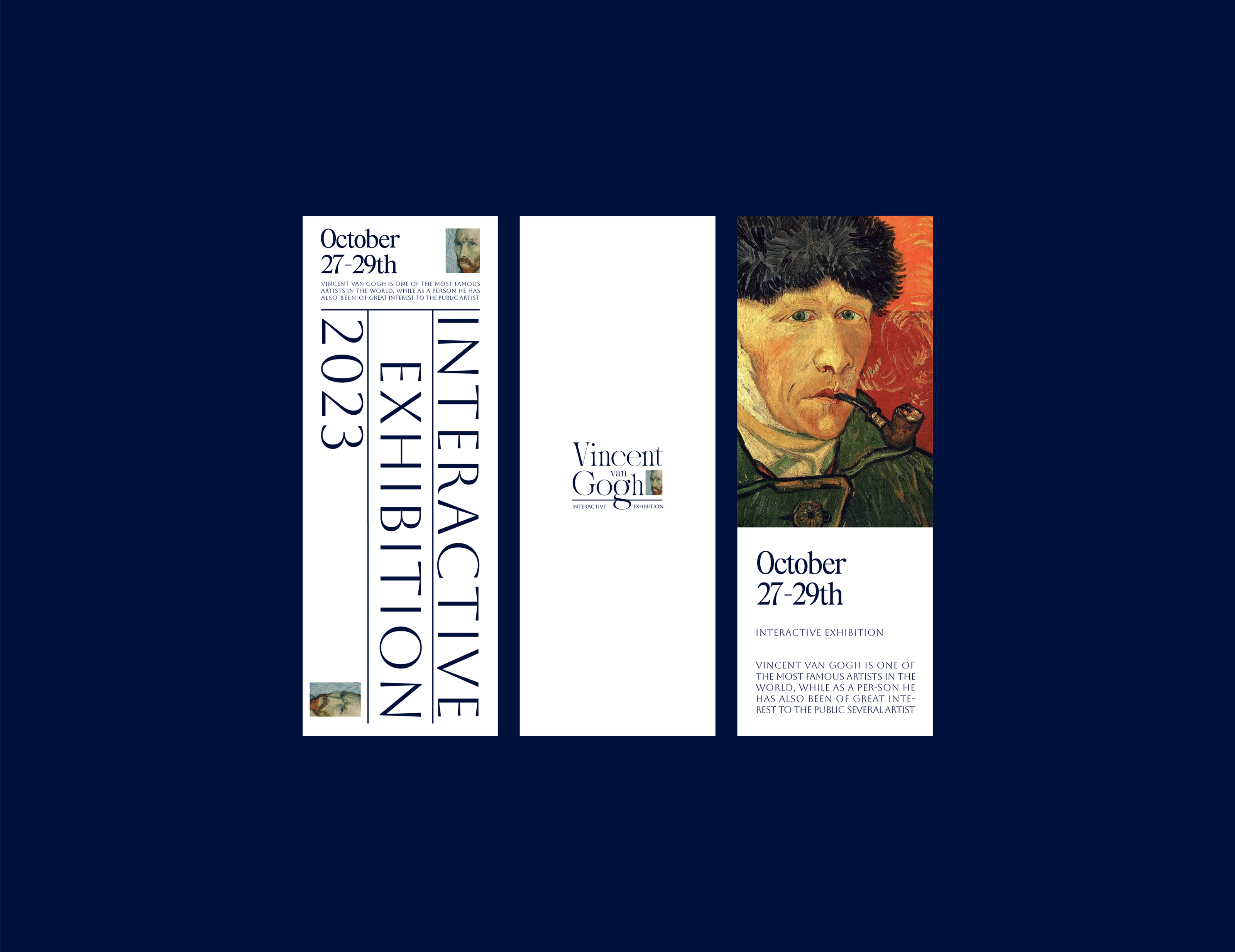 Vincent van Gogh | interactive exhibition — Изображение №2 — Брендинг на Dprofile