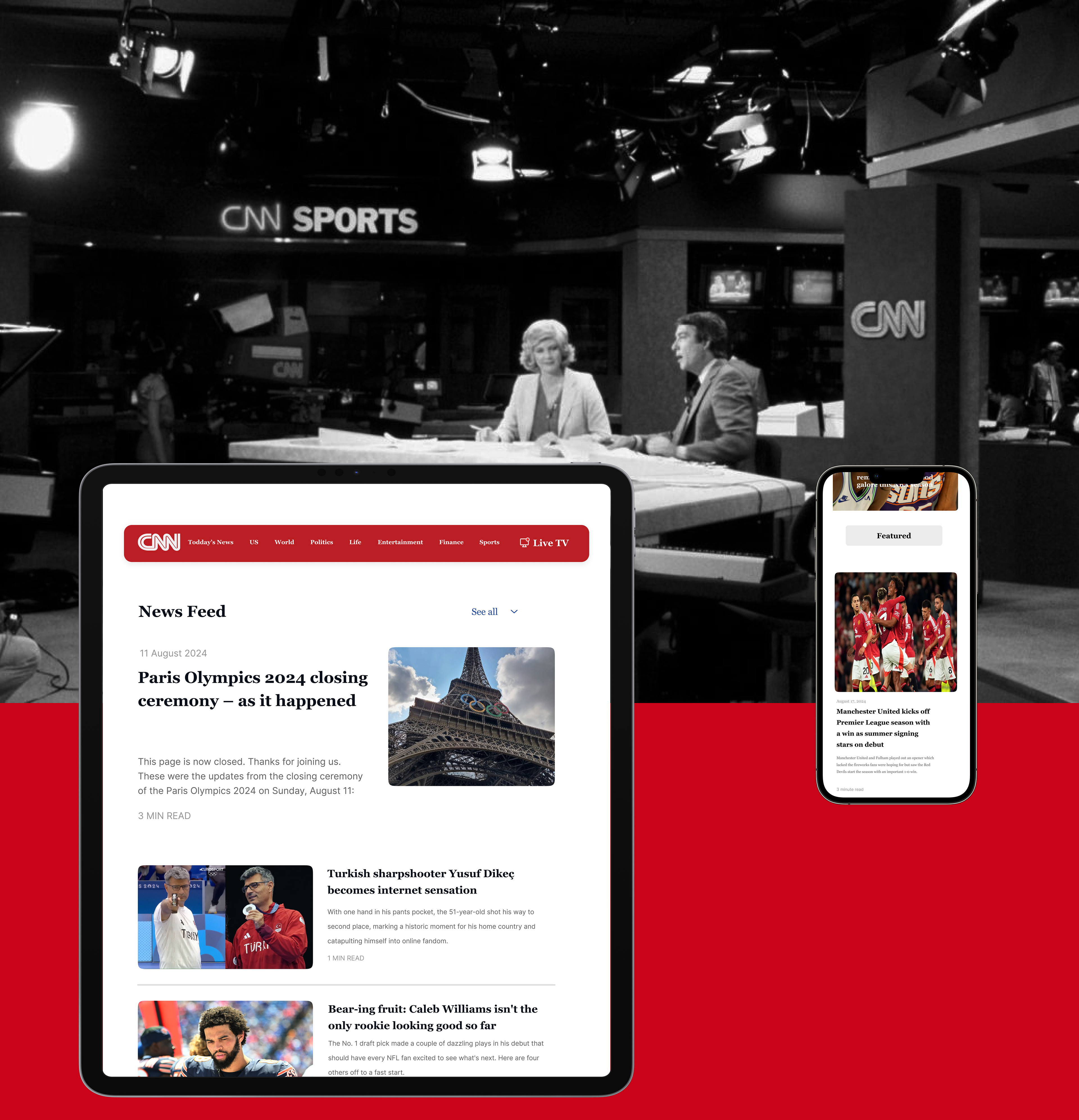 CNN REDESIGN — Изображение №5 — Интерфейсы, Анимация на Dprofile